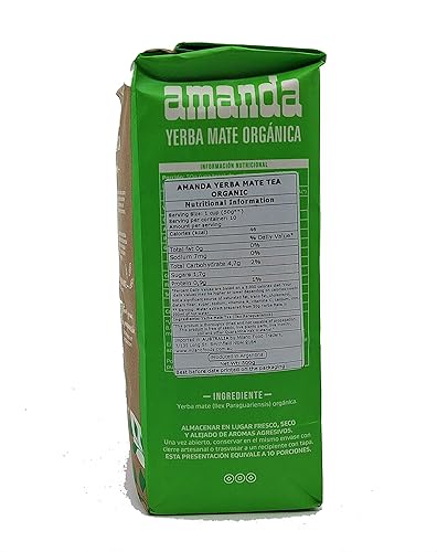 Miniatura 2 de AMANDA YERBA Yerba Mate Amanda Organica, 1.102 lb