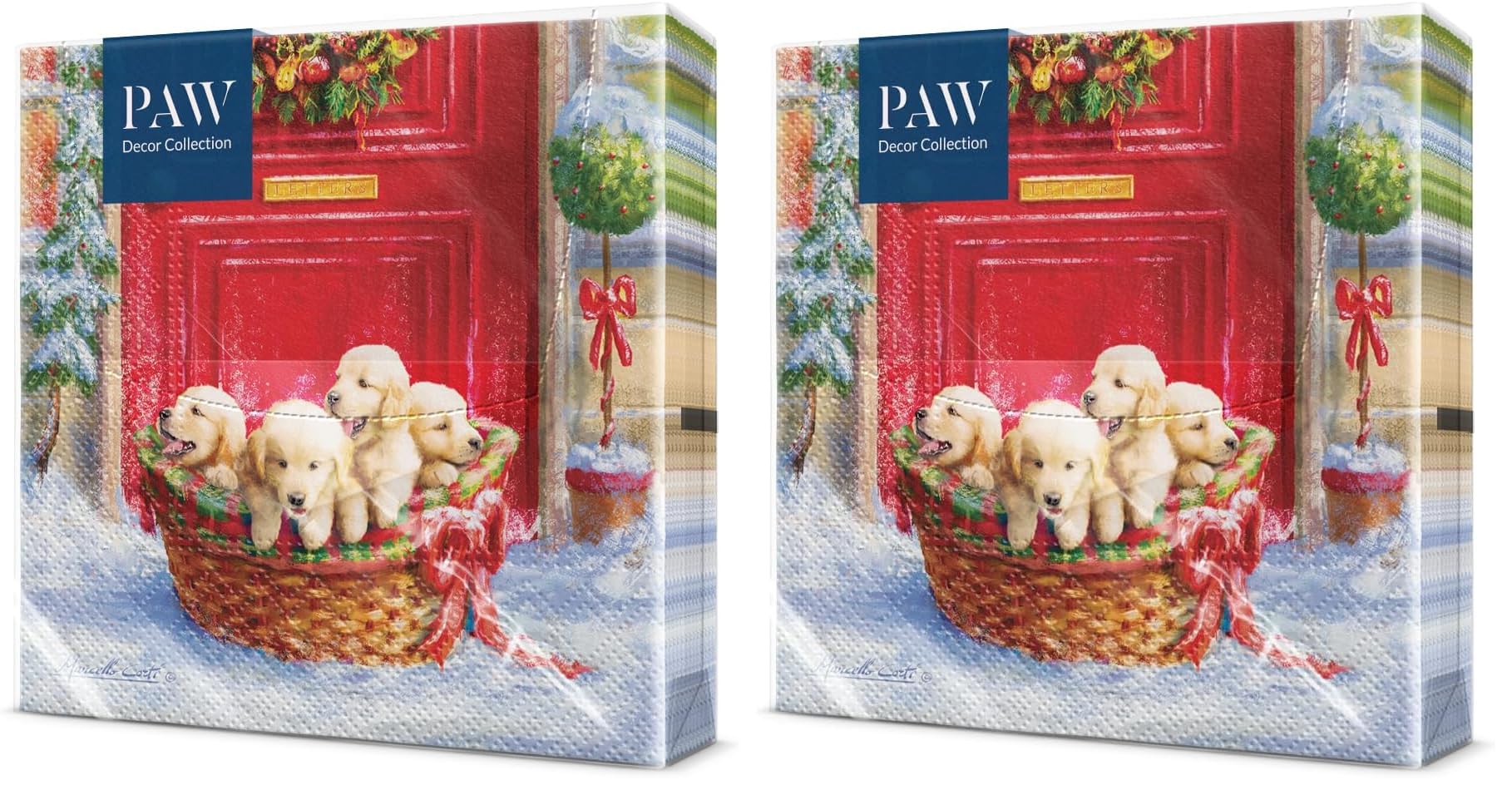 PAW - Servilletas de Papel 3 Capas (33 x 33 cm) | 20 Unidades | Servilletas de Navidad con motivos invernales y navideños | Ideales para la mesa festiva | Color: Christmas Atmosphere — view 15