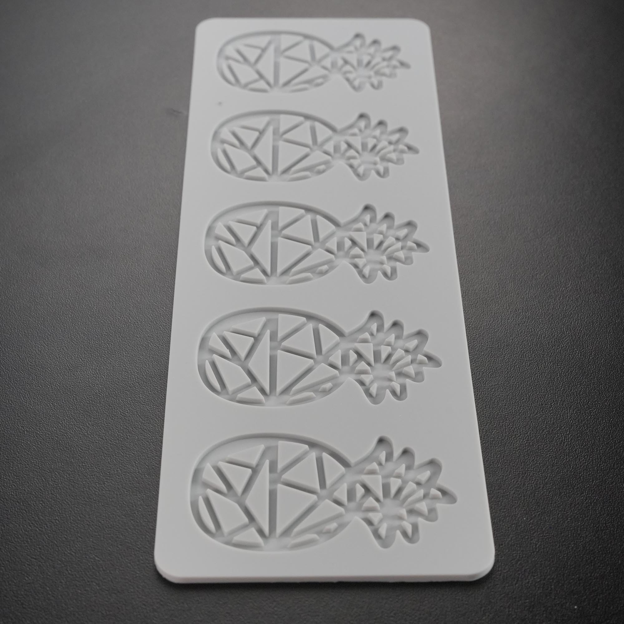 Stampi In Silicone Per Tuille E Decorazioni - Honeycomb, Resistente Fino A 230°C - Foto 9