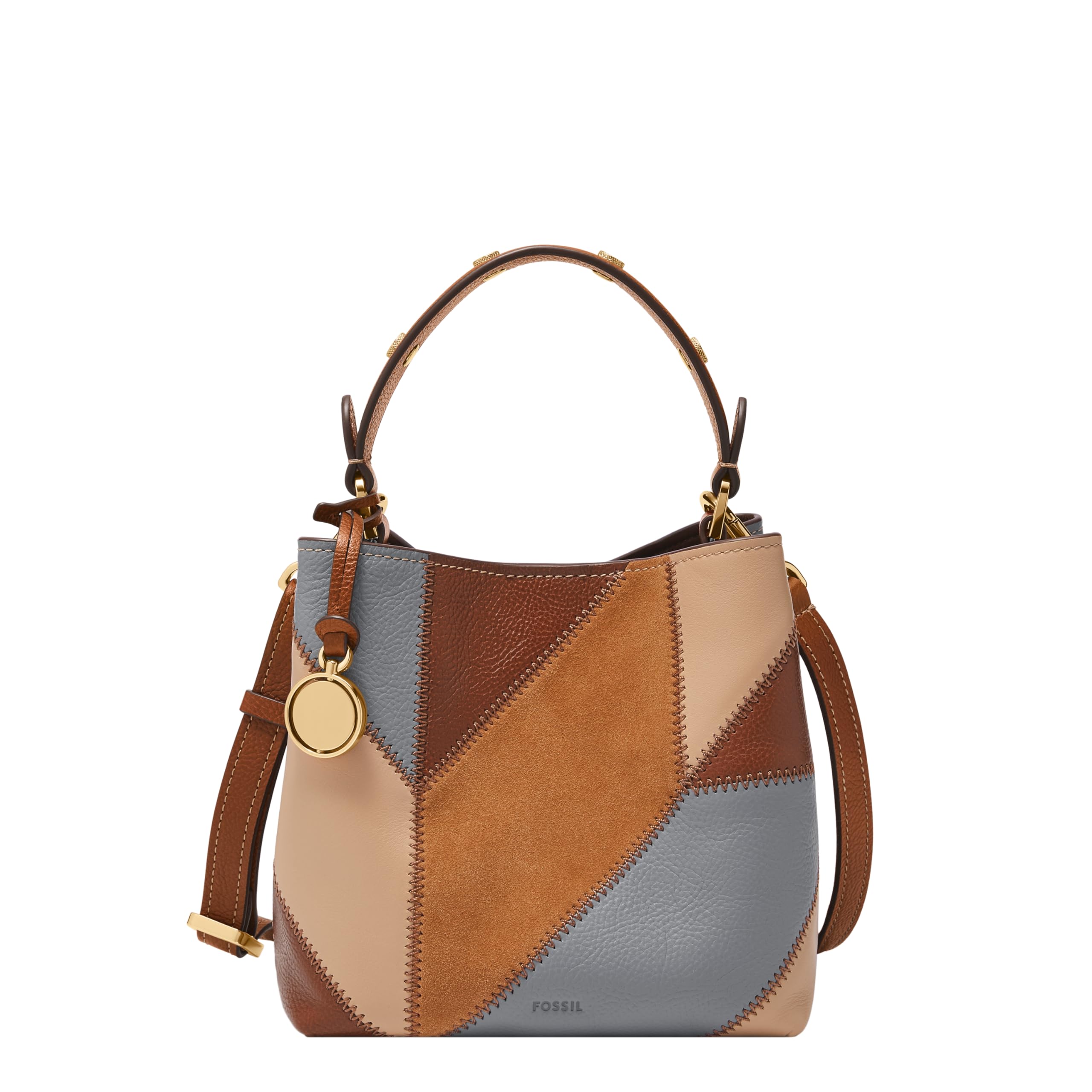 Fossil Womens Jessie Small Bucket Crossbody Bag