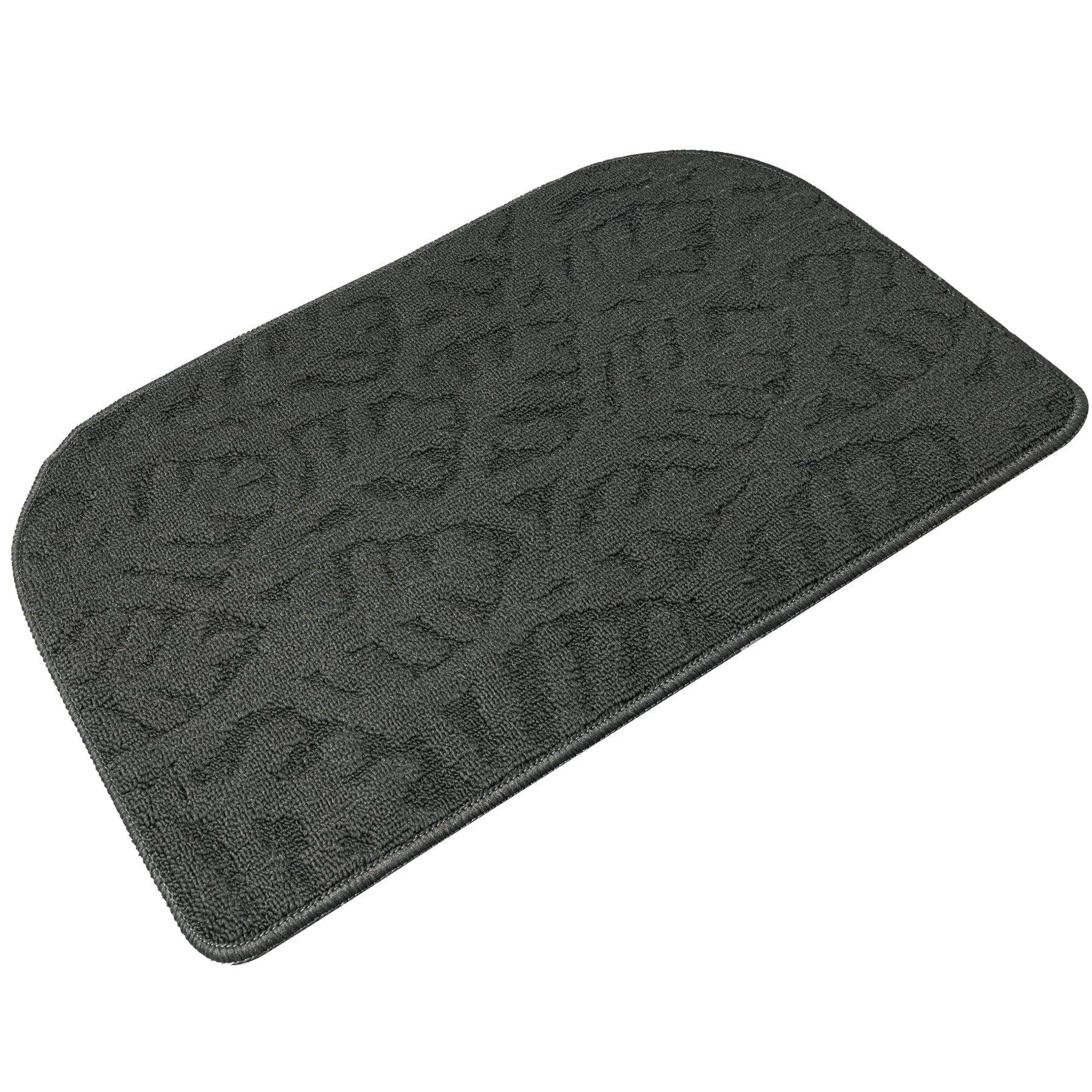 TOONOW Indoor Doormats Front Door Mat,32 "x17, Low-Profile Machine Washable Kitchen Rug, Absorbent Mud Half Round Entrance Mat for Outdoors, Entryway,