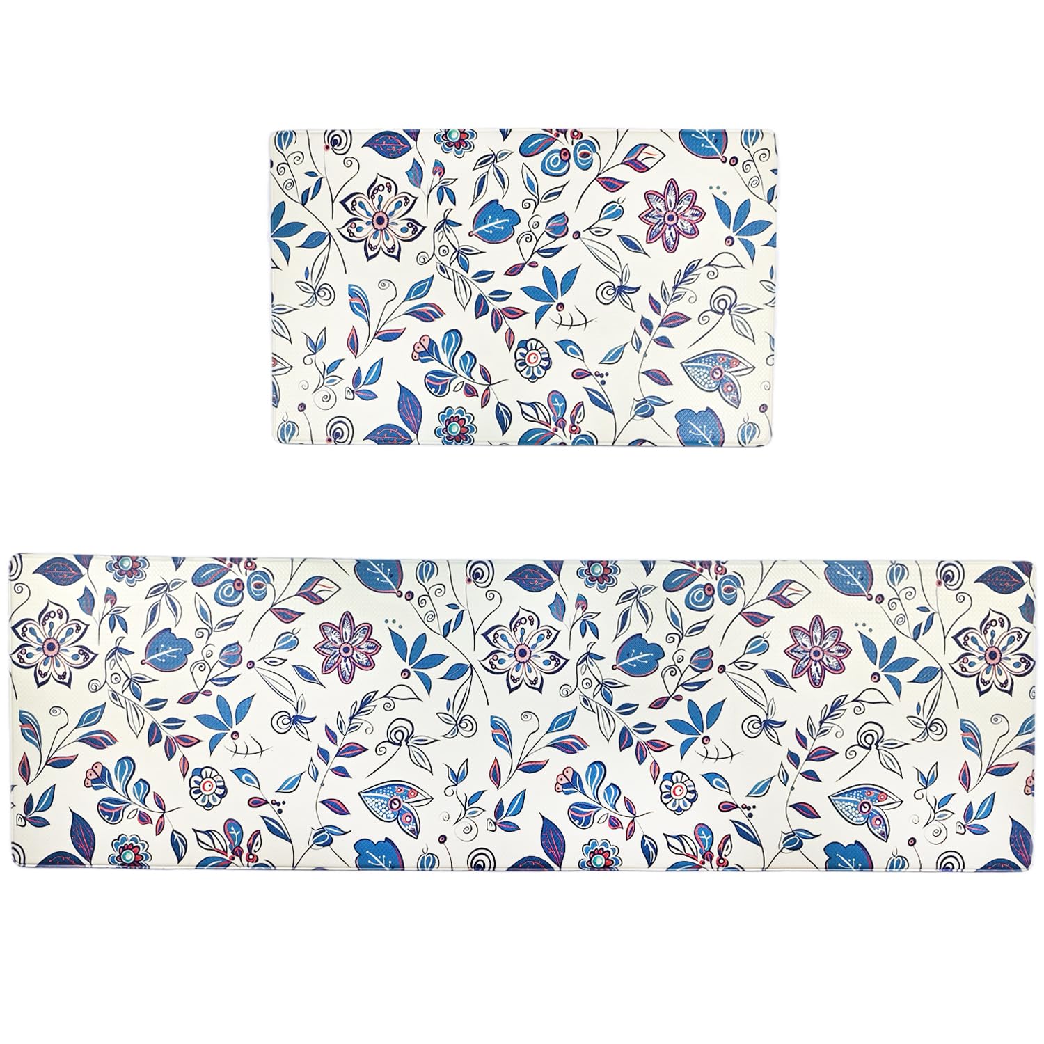 Generic ANDOKE Colorful Kitchen Floor Mats 2-piece Set, 17