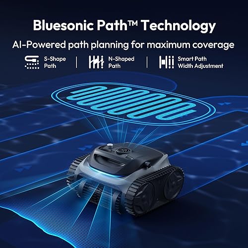 Miniatura 4 de Bubot 700 - Aspiradora inalámbrica para piscinas, limpiador robótico de piscinas con succión superior, navegación inteligente, control de