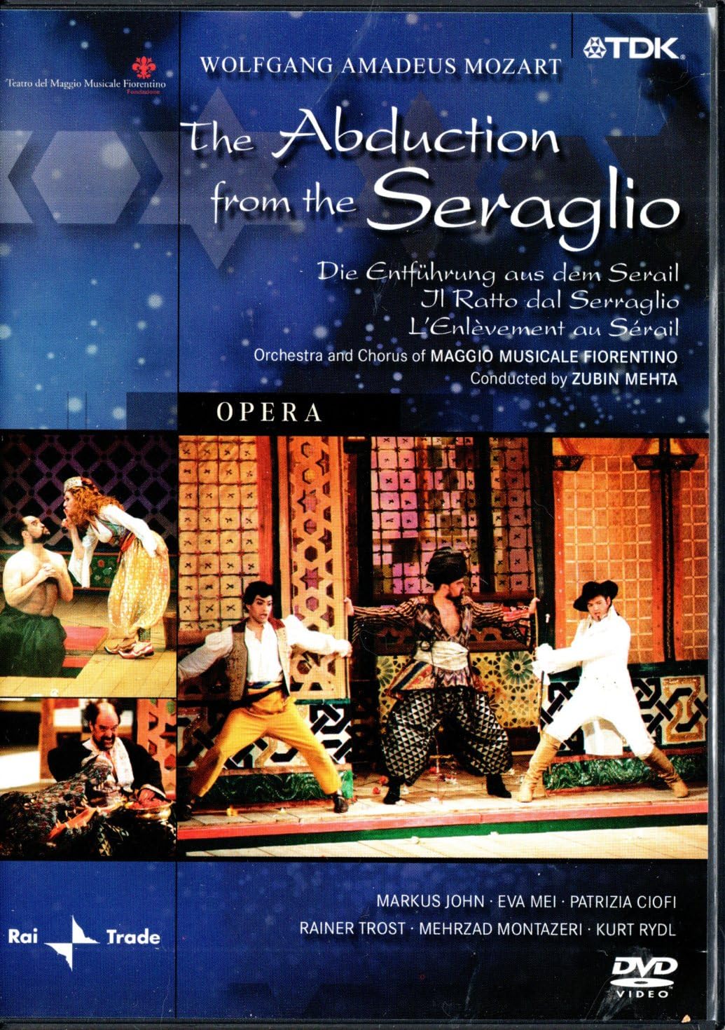 The Abduction from the Seraglio [Import] [DVD] Markus John; Kurt Rydl; Eva Mei; Ranier Trost; Patrizia Ciofi and Merzad Montazeri