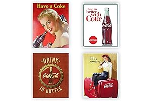 Coca Cola Kitchen Wall Art: Classic Vintage Décor for Your Home, Kitchen,...