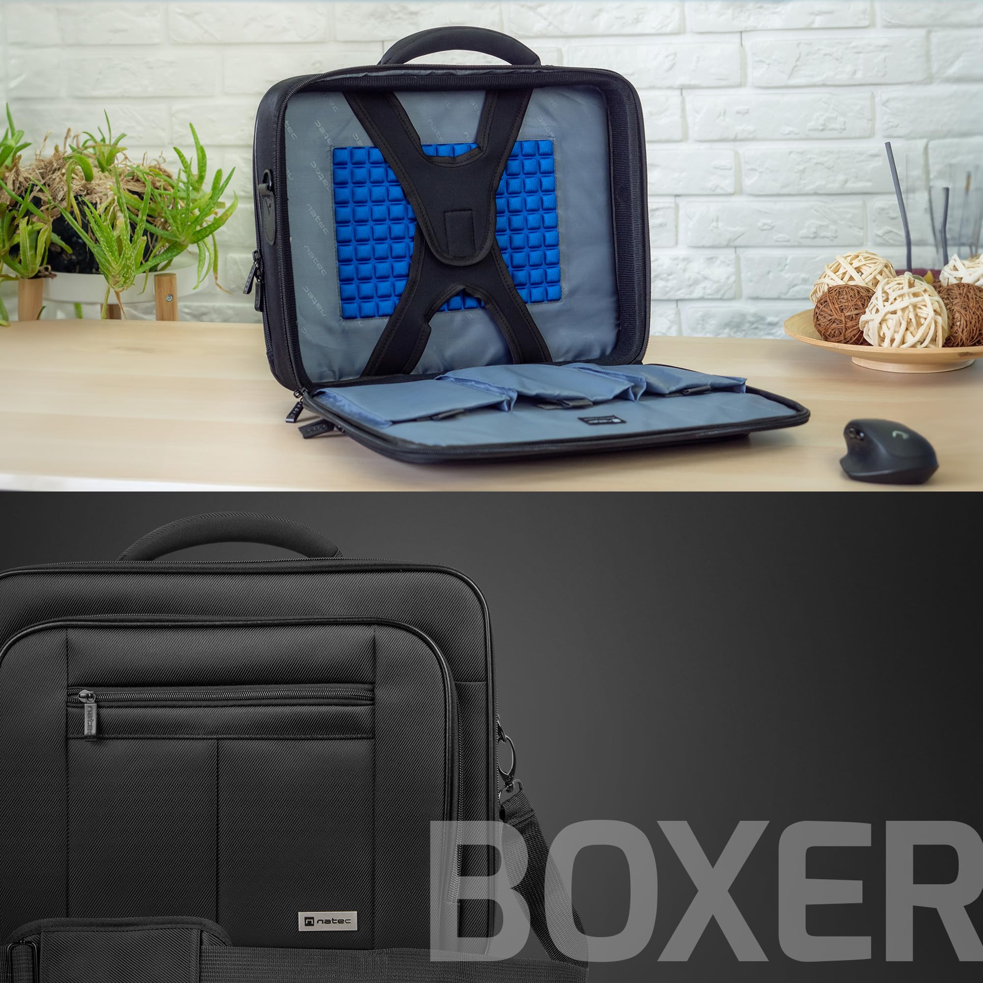 NATEC Boxer Borsa per PC portatili fino a 17,3" Pollici