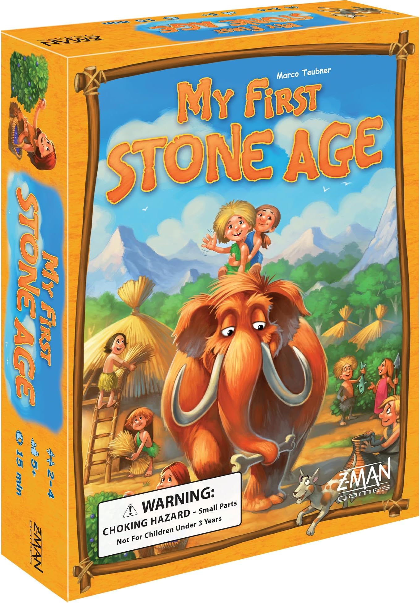Z-Man Games | My First Stone Age | Board Game | Ages 5+ | 2-4 Players | 15 Minutes Playing Time