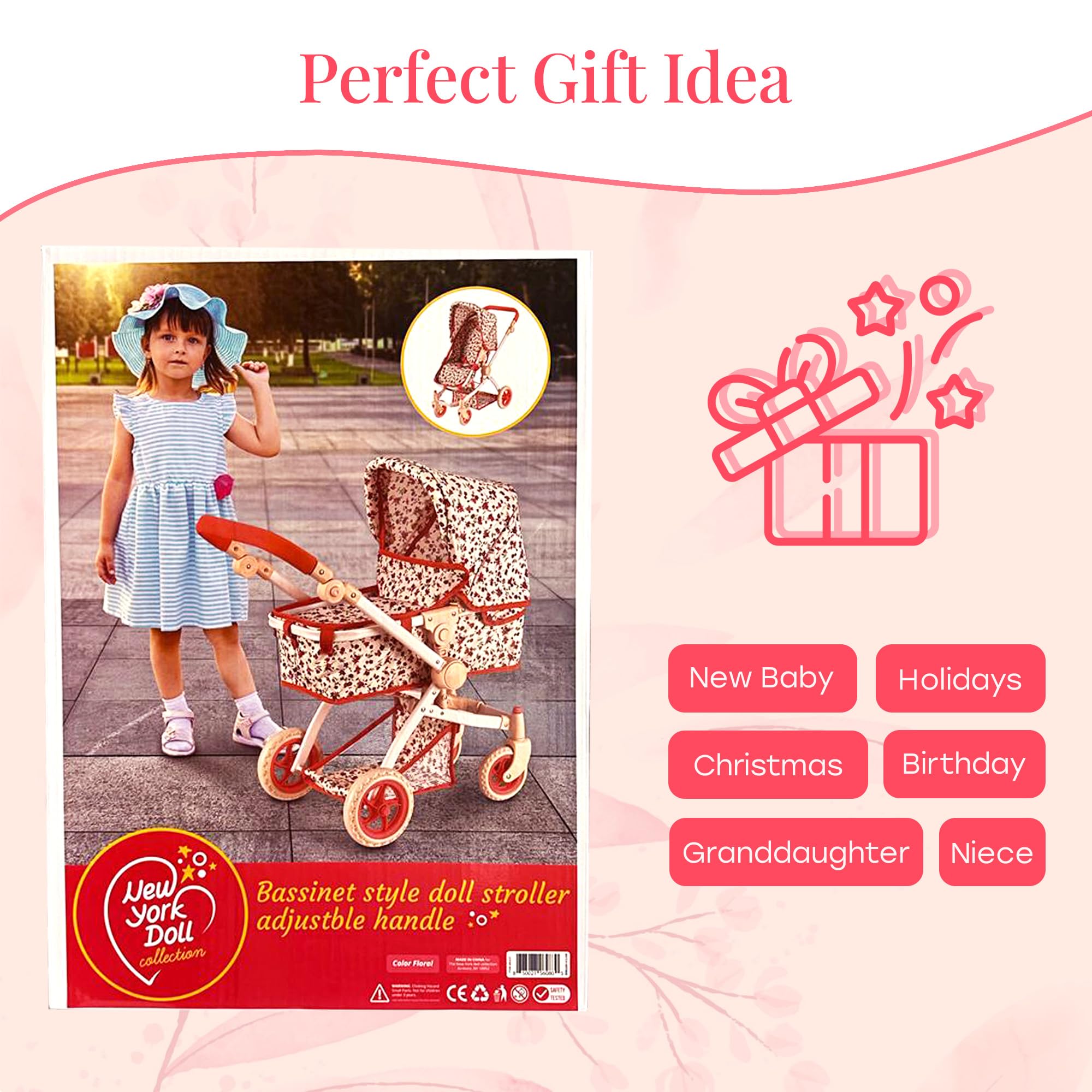 Amazon.co.jp: コンバーチブルコンボ 赤ちゃん人形 ベビーカー 3歳以上