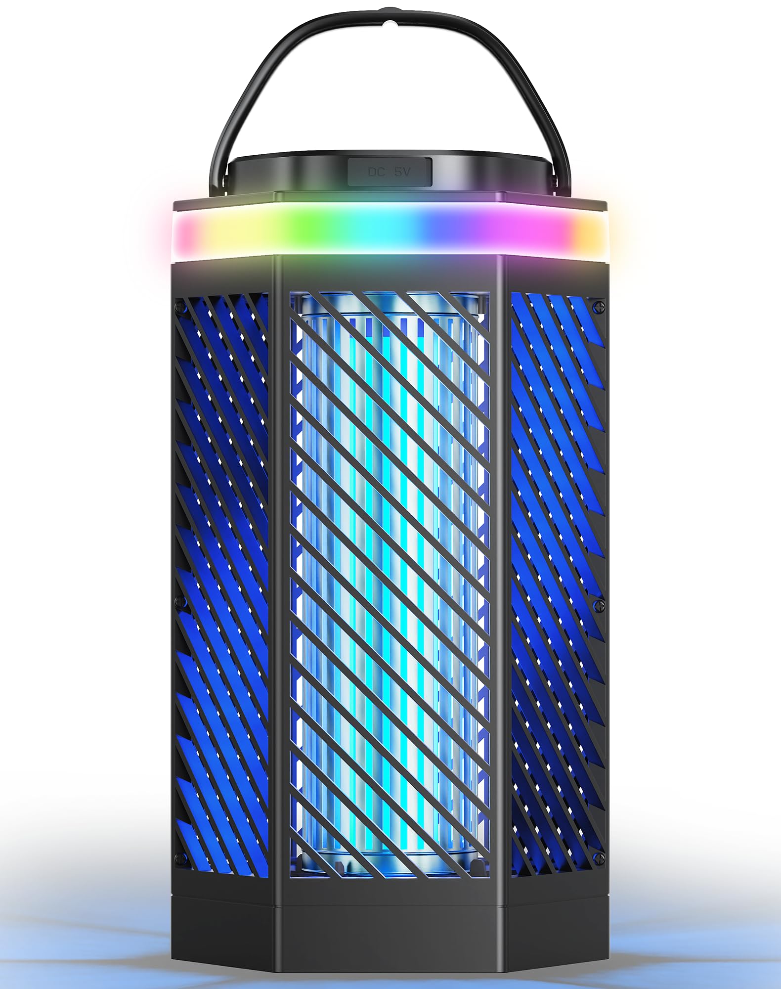 Lampe Anti-Moustique Rechargeable Tue Mouche Électrique LED 8000mAh IPX4 Destructeur d'Insectes