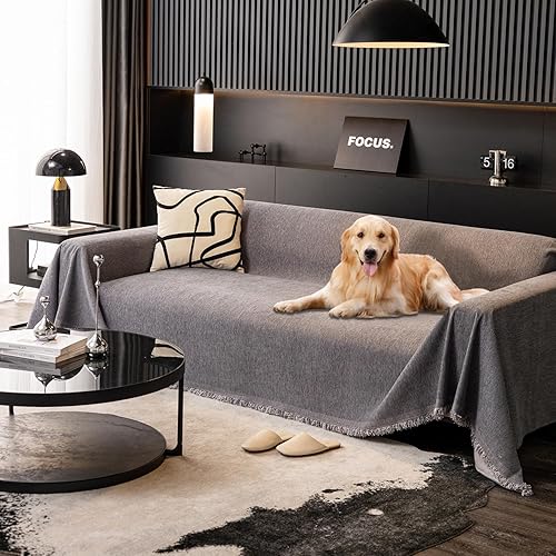 Fundas de sofá 100% impermeables para mascotas, fundas de sofá lavables para perros y gatos, funda para sofá de 3 a 4 cojines, sofás seccionales,