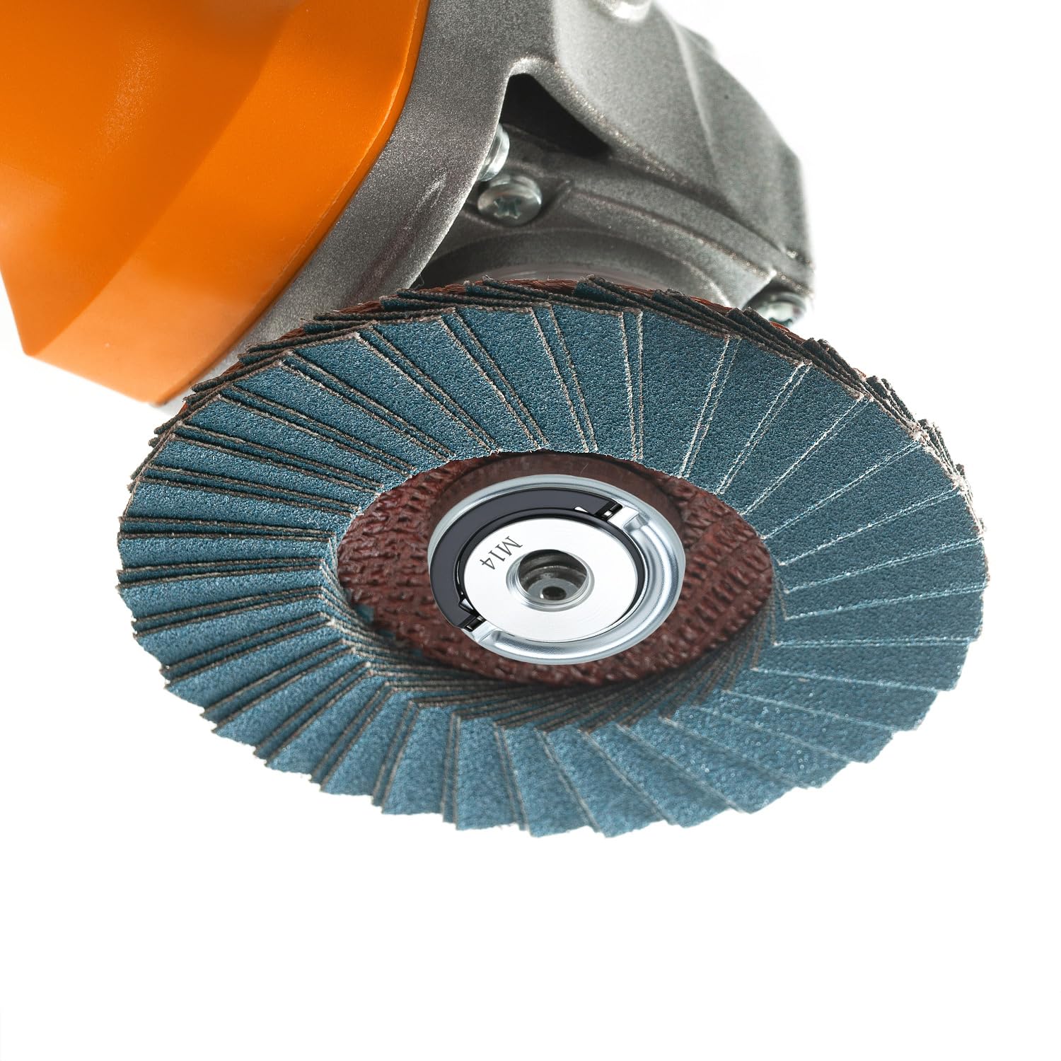 QWORK® 3PCS Dado a Sgancio Rapido 45MM per Smerigliatrici Angolari M14 - con Anello di Trazione