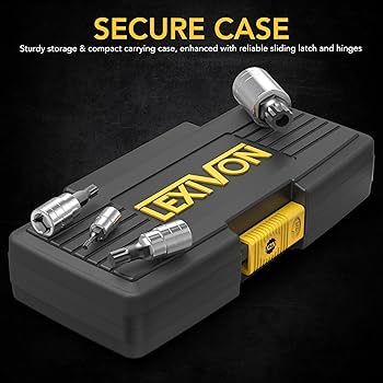 toyogonページ LEXIVON XZN Triple Square Spline Bit Socket Set, Premium S2