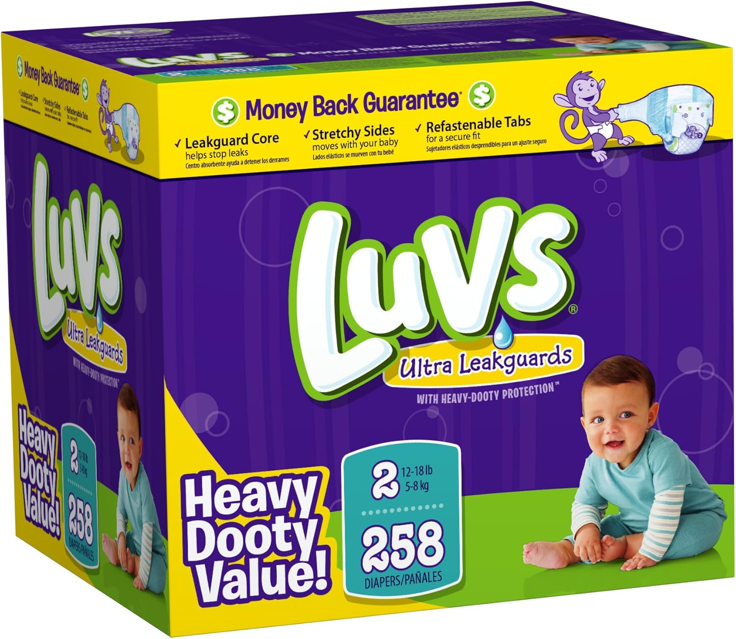 Luvs Premium Stretch Diapers with Ultra Leakguards Diapers