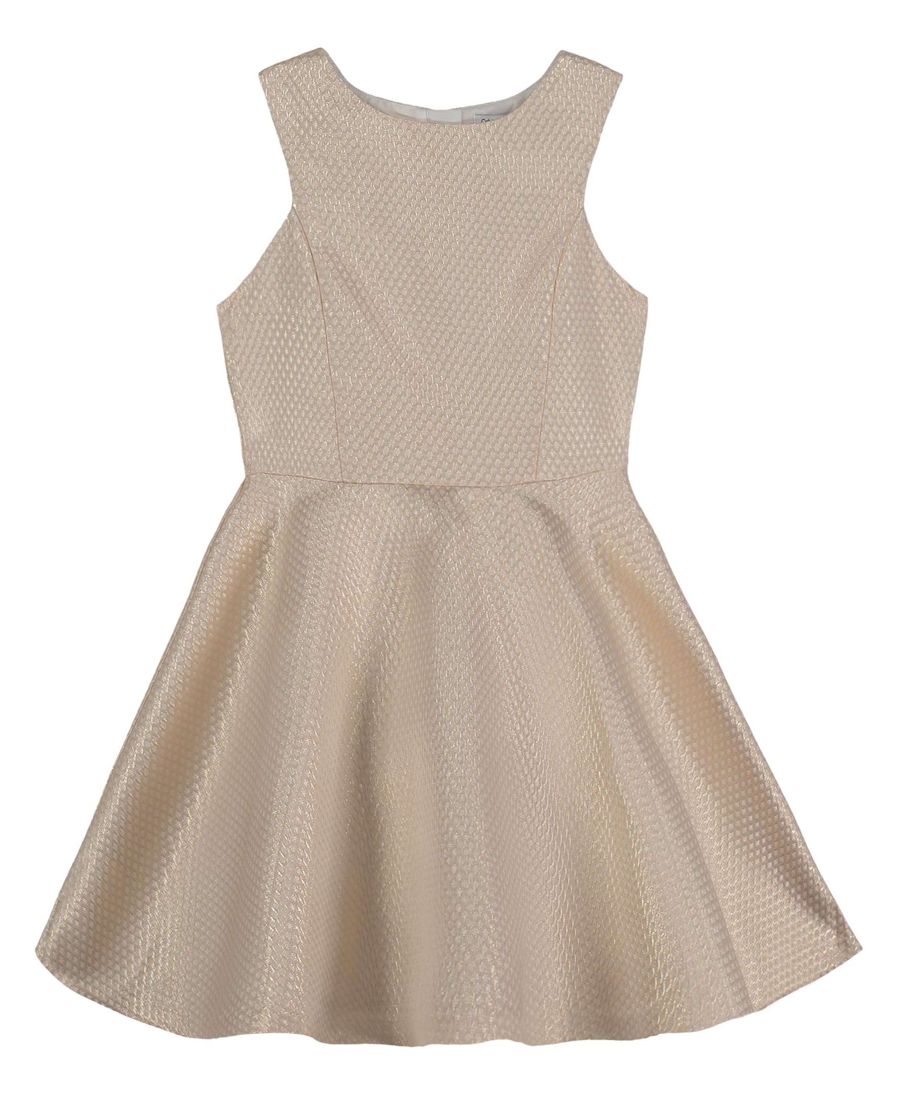 Calvin Klein Girls' Legacy Party Dress, Fit and Flare Silhouette