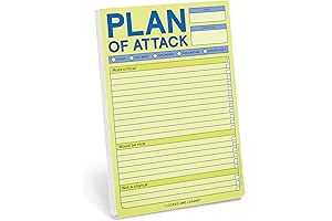 2020 Planner Funny Pastel Knock Knock Plan of Attack Pads