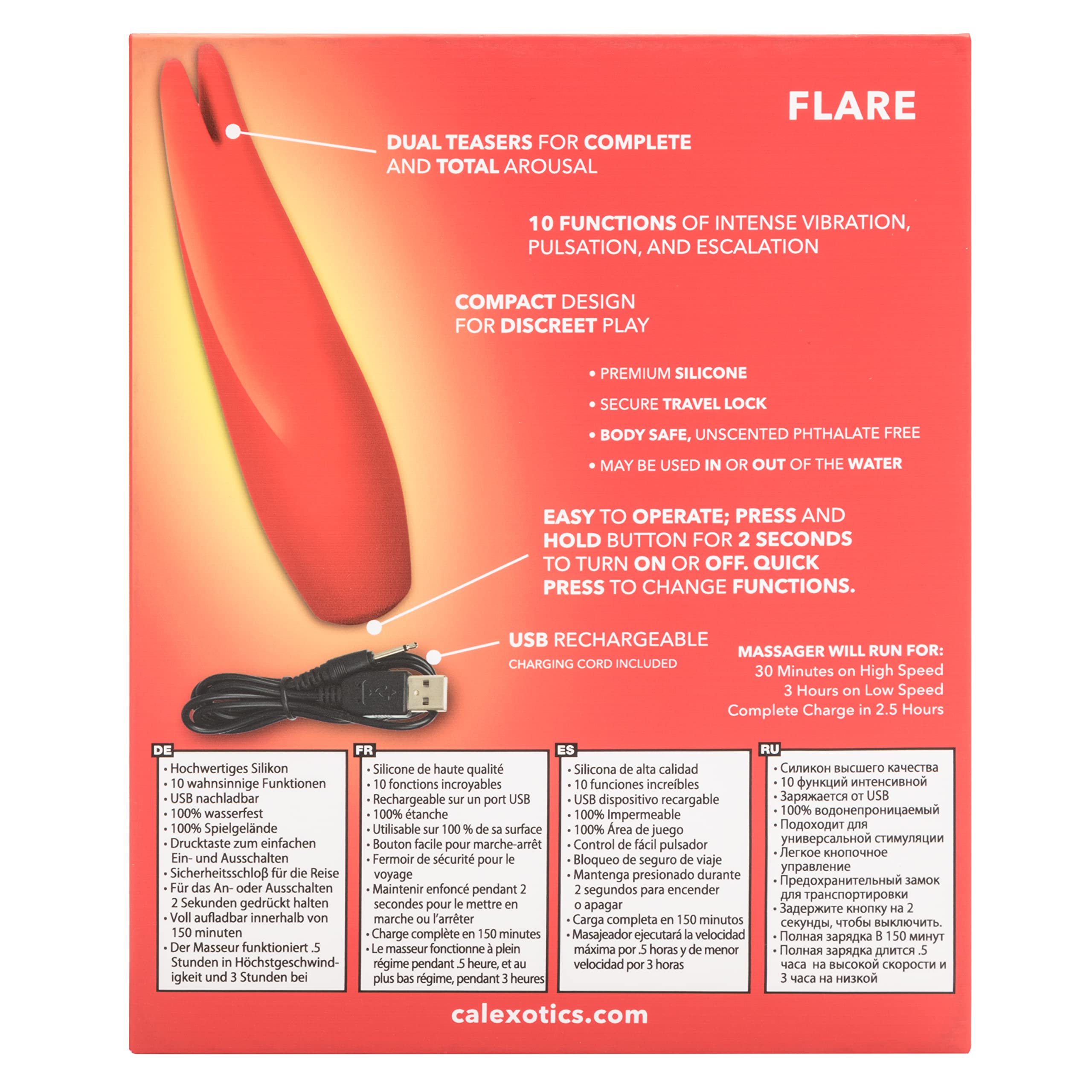 CalExotics RED HOT FLARE