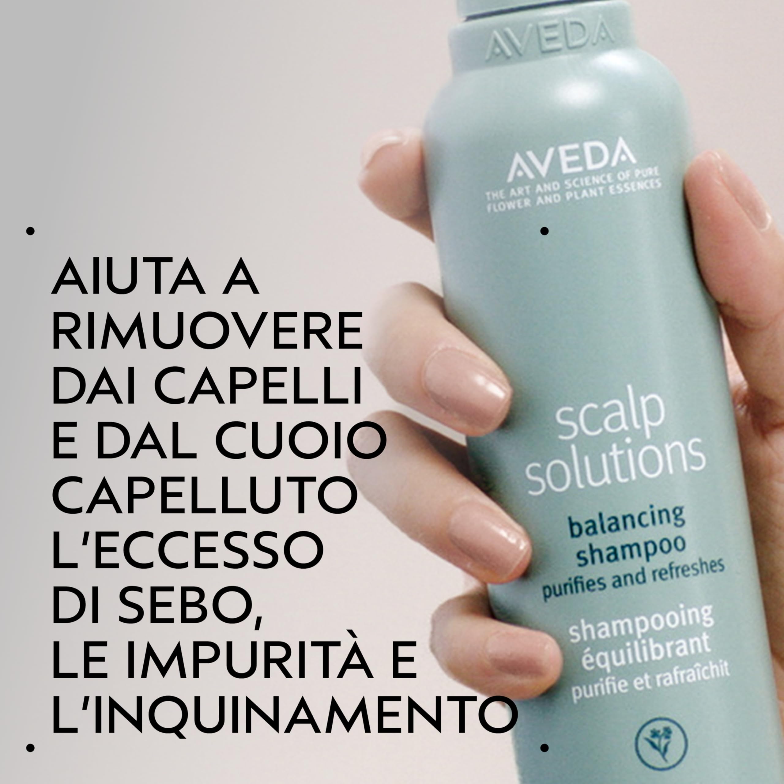 Aveda Scalp Solutions Shampoo Equilibrante - Shampoo Delicato Purificante per Tutti i Tipi di Capelli - Rimuove Inquinamento e Residui - Idrata il Cuoio Capelluto