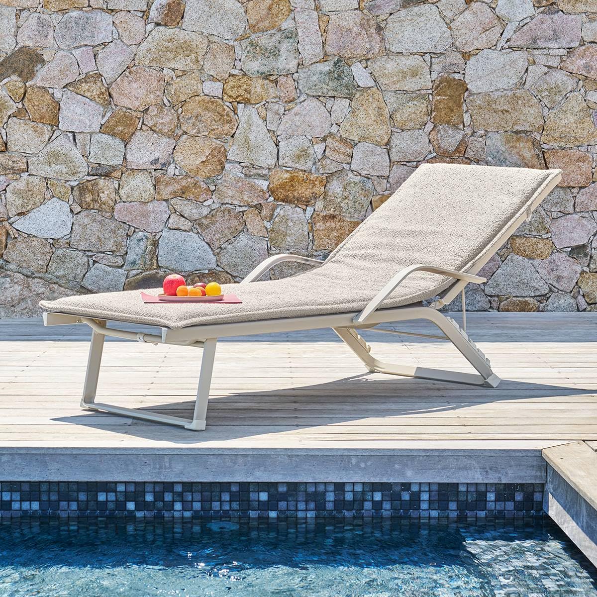 HESPERIDE - Coussin de transat solfia ble