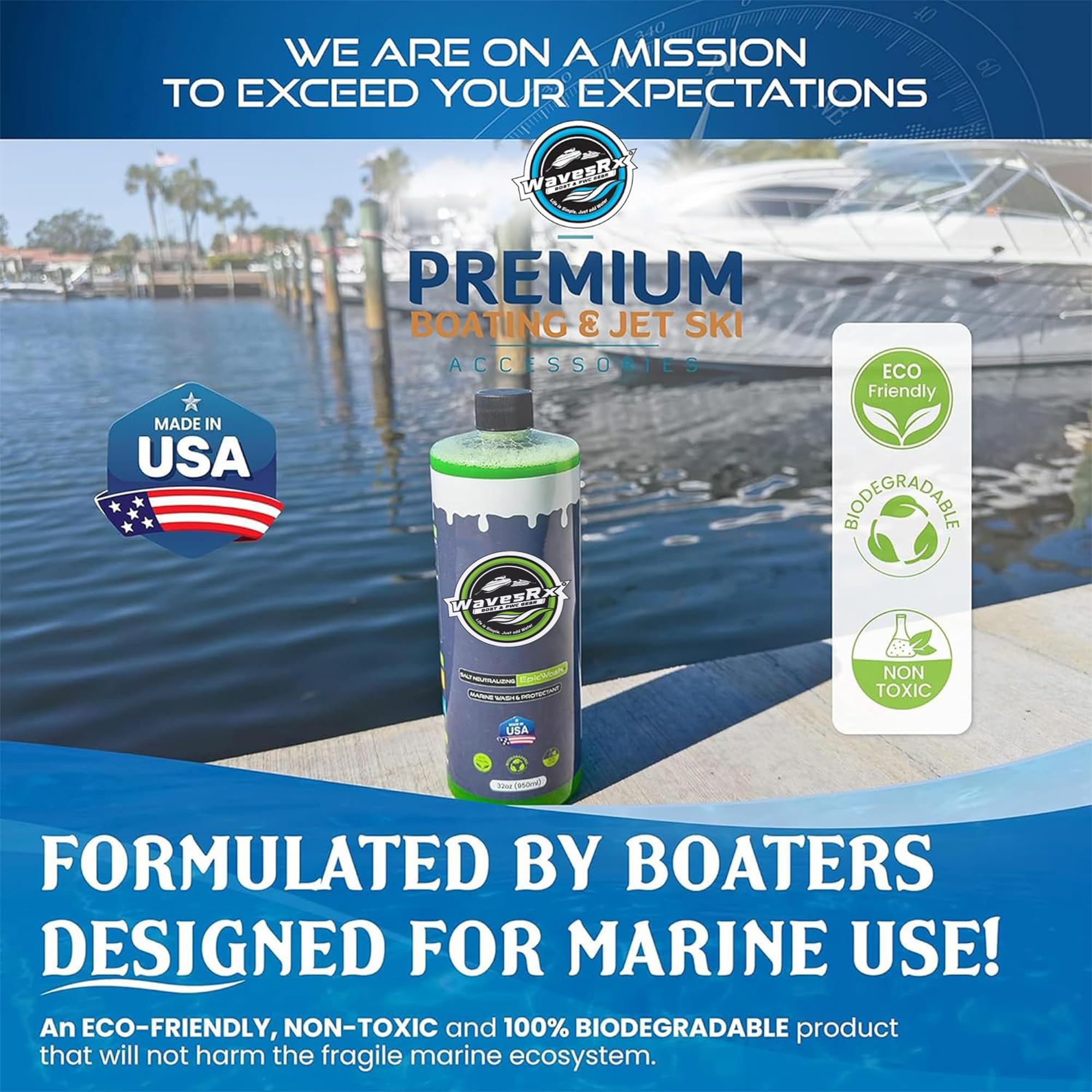 Amazon.com : WavesRx Salt Neutralizing Boat Soap & Jet Ski Wash