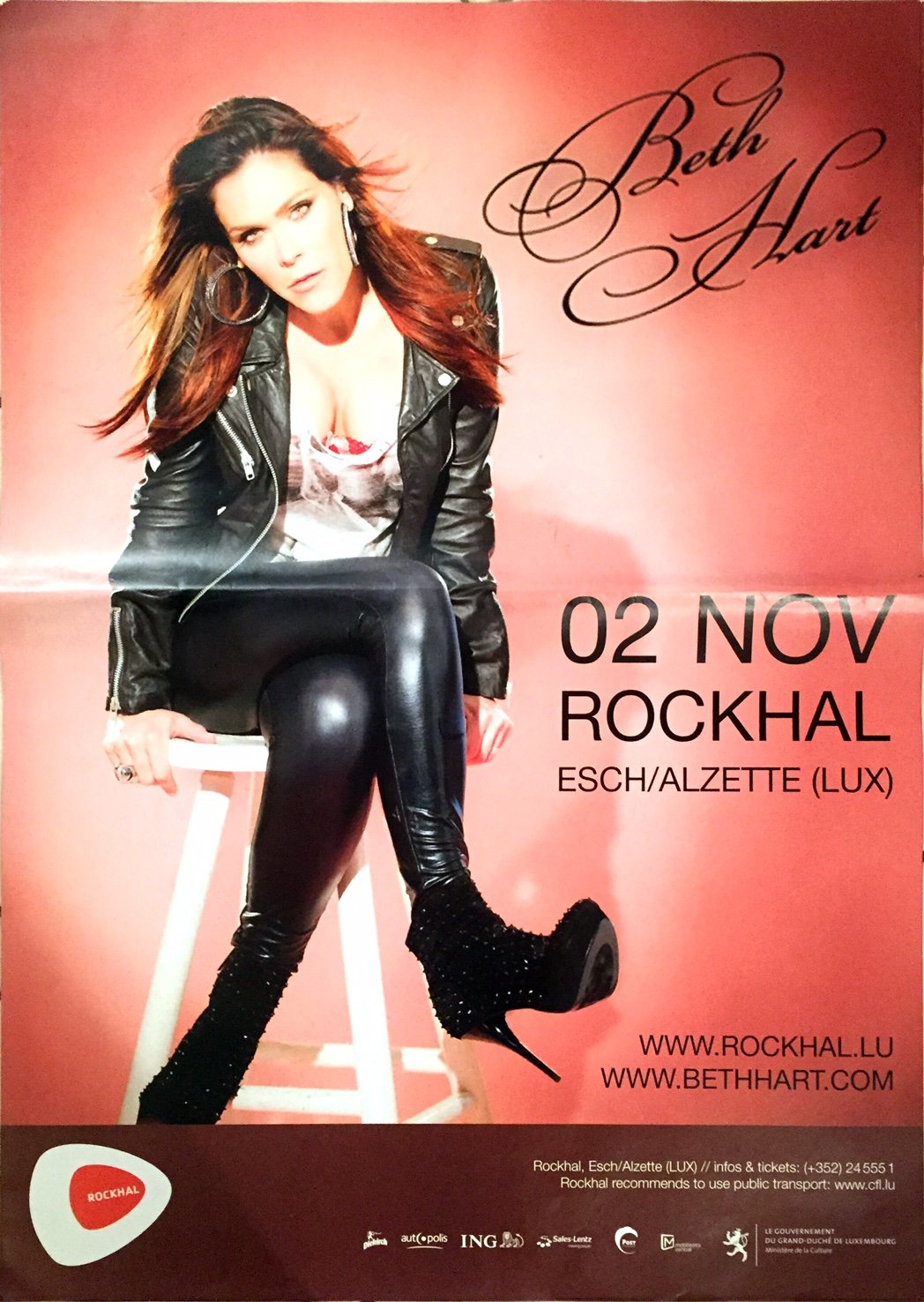 Affiche Beth Hart grand poster mural de musique 60x83 cm pour cadre standard