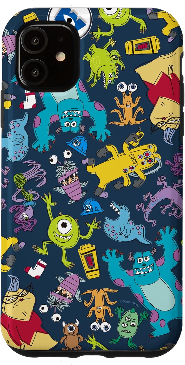 Disney Pixar Monsters Inc. Scare Crew Case for iPhone 17