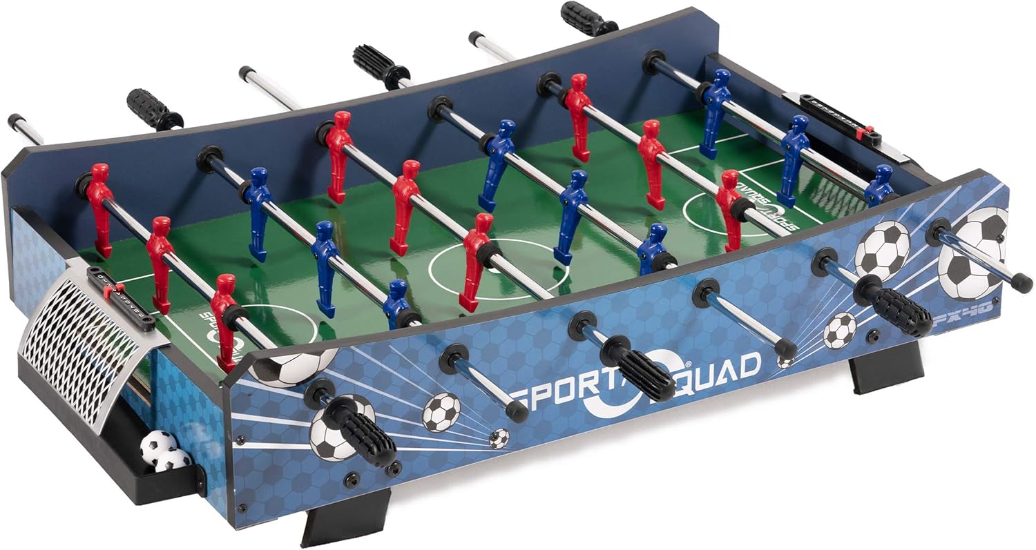 Sport Squad Foosball Table - Soccer Table - Wood Foosball Table for Kids