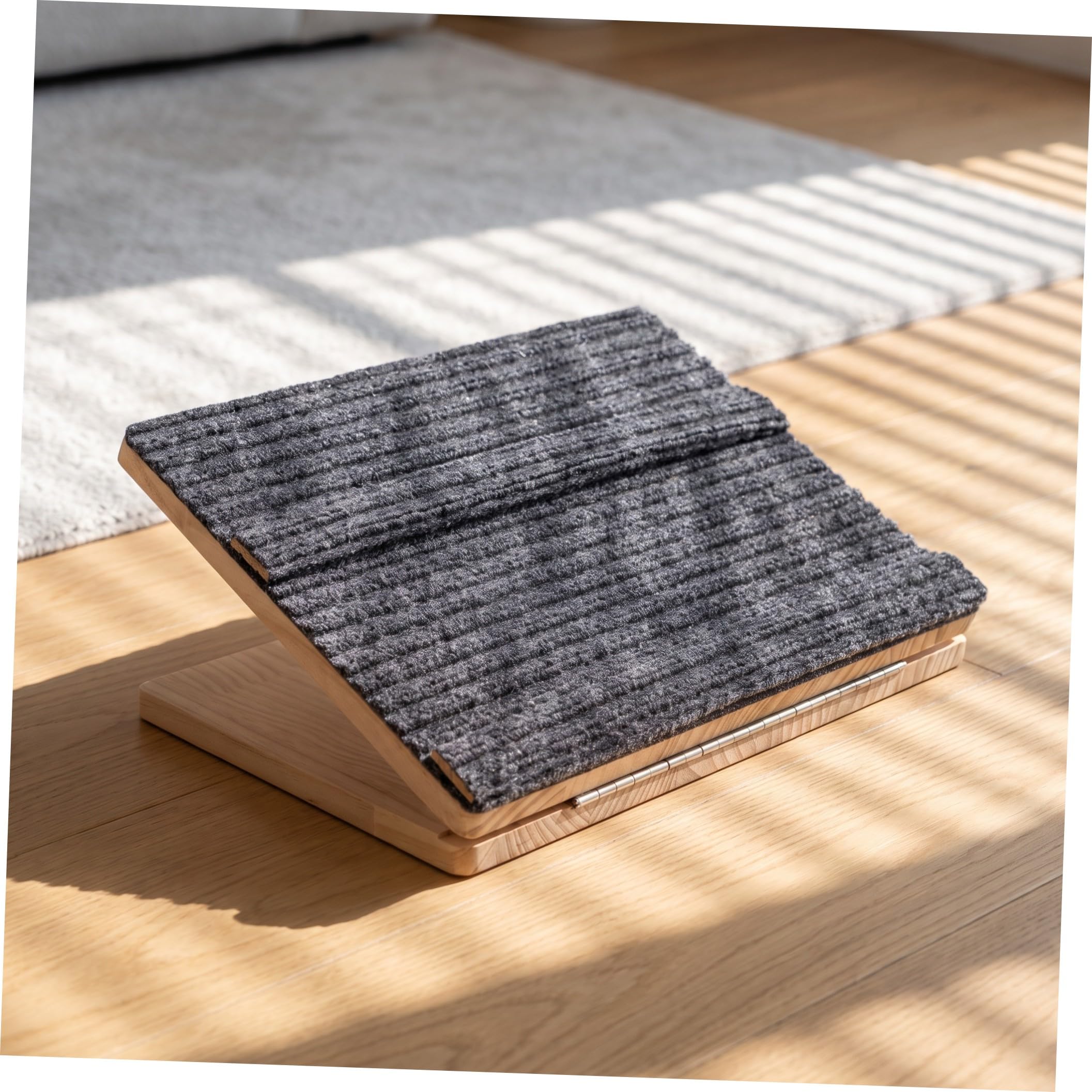VICASKY Rampa Plegable para Perros Tracción Antideslizante, Madera Negra