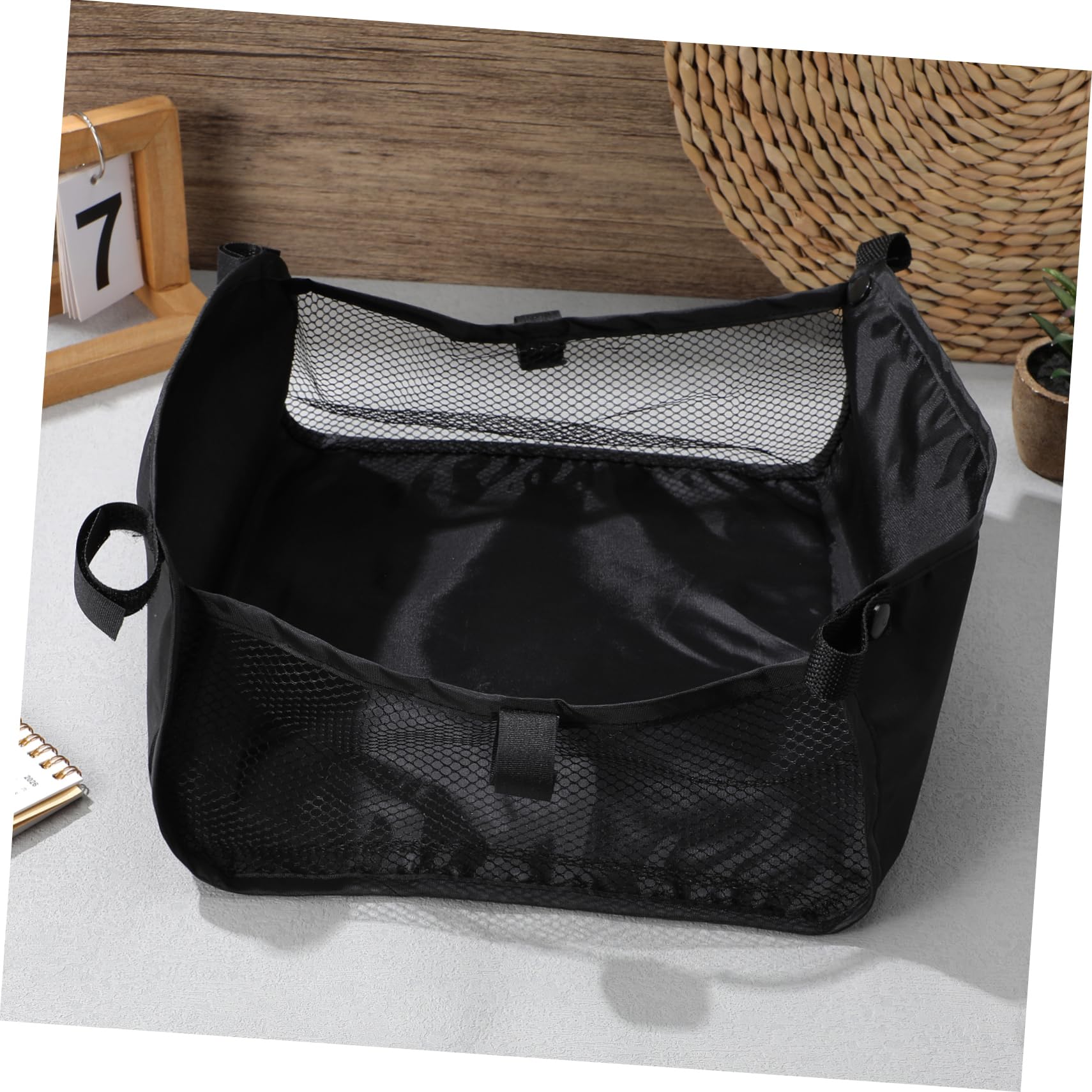 BESPORTBLE 3 Piezas Cesta para Carrito de Bolsa Organizadora Inferior para Cochecito Cesta de Almacenamiento Espaciosa y para Accesorios