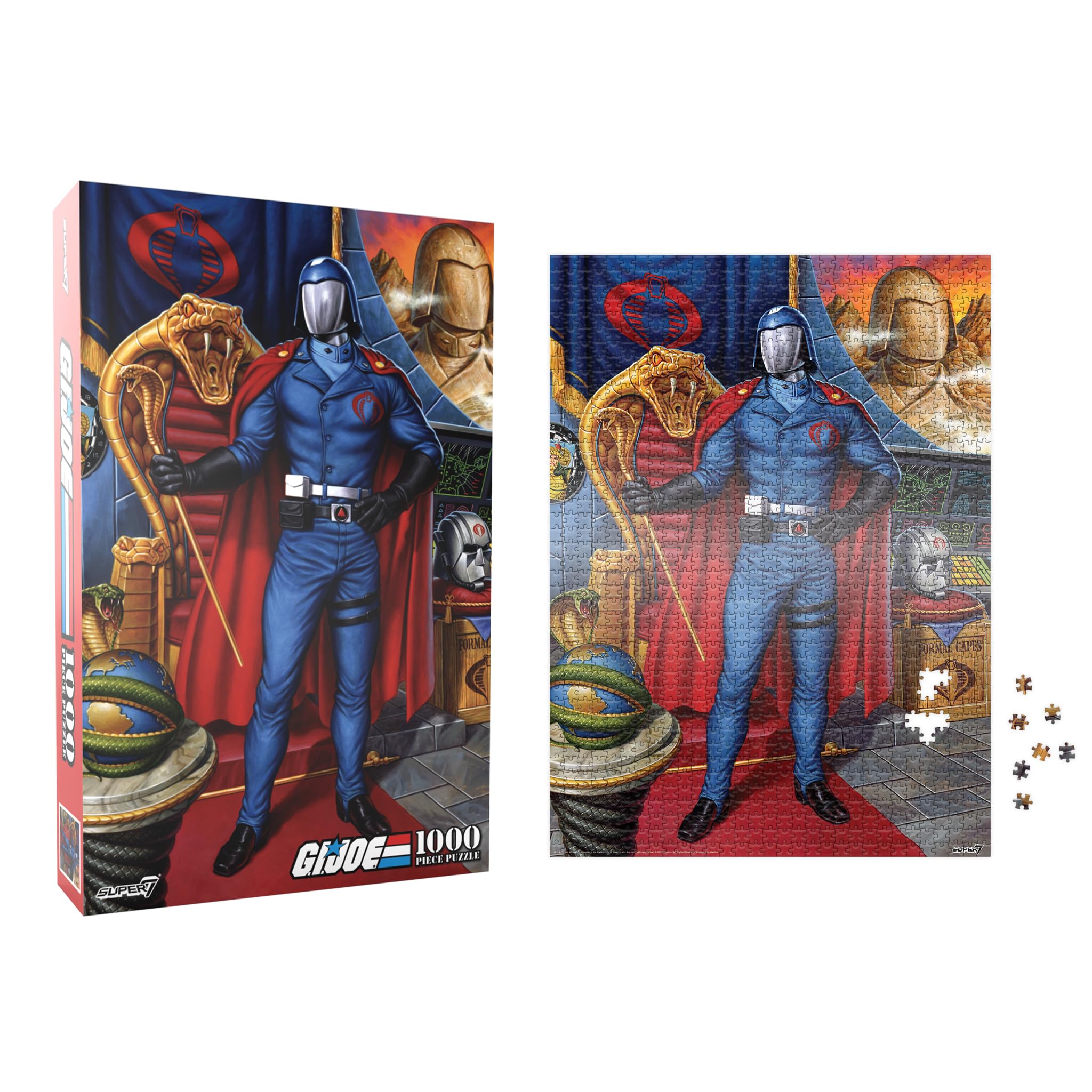 Amazon.com: Super7 G.I. Joe Cobra Commander Puzzle - 1,000