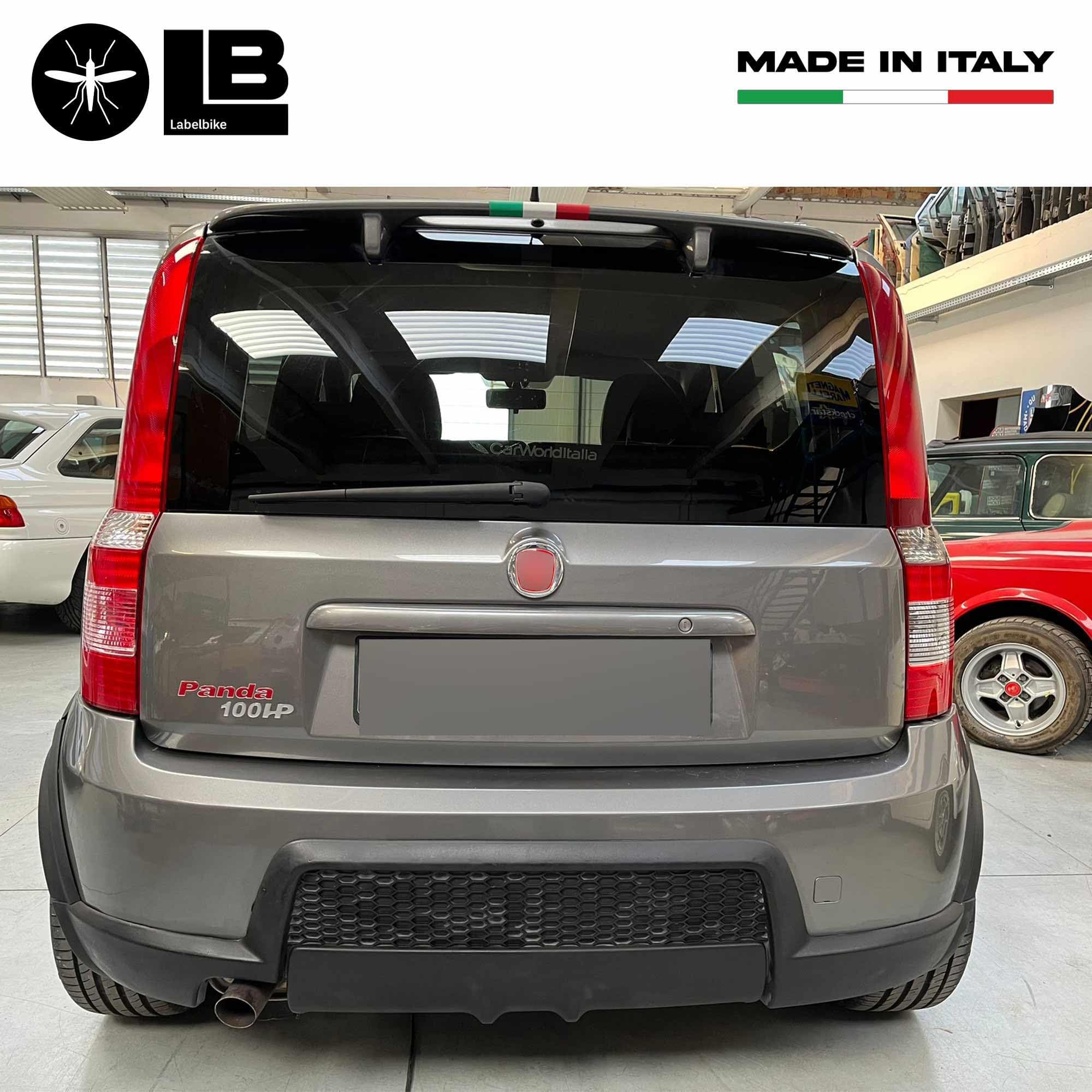 labelbike - Adesivo 3D Scritta Panda 100HP Auto Emblema in Resina compatibile con Fiat Panda