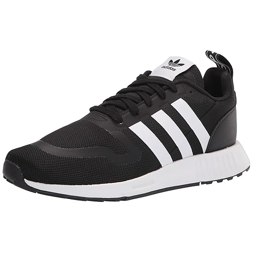 adidas Originals mens Smooth Runner Sneaker, Core Black/White/Core Black, 11 US