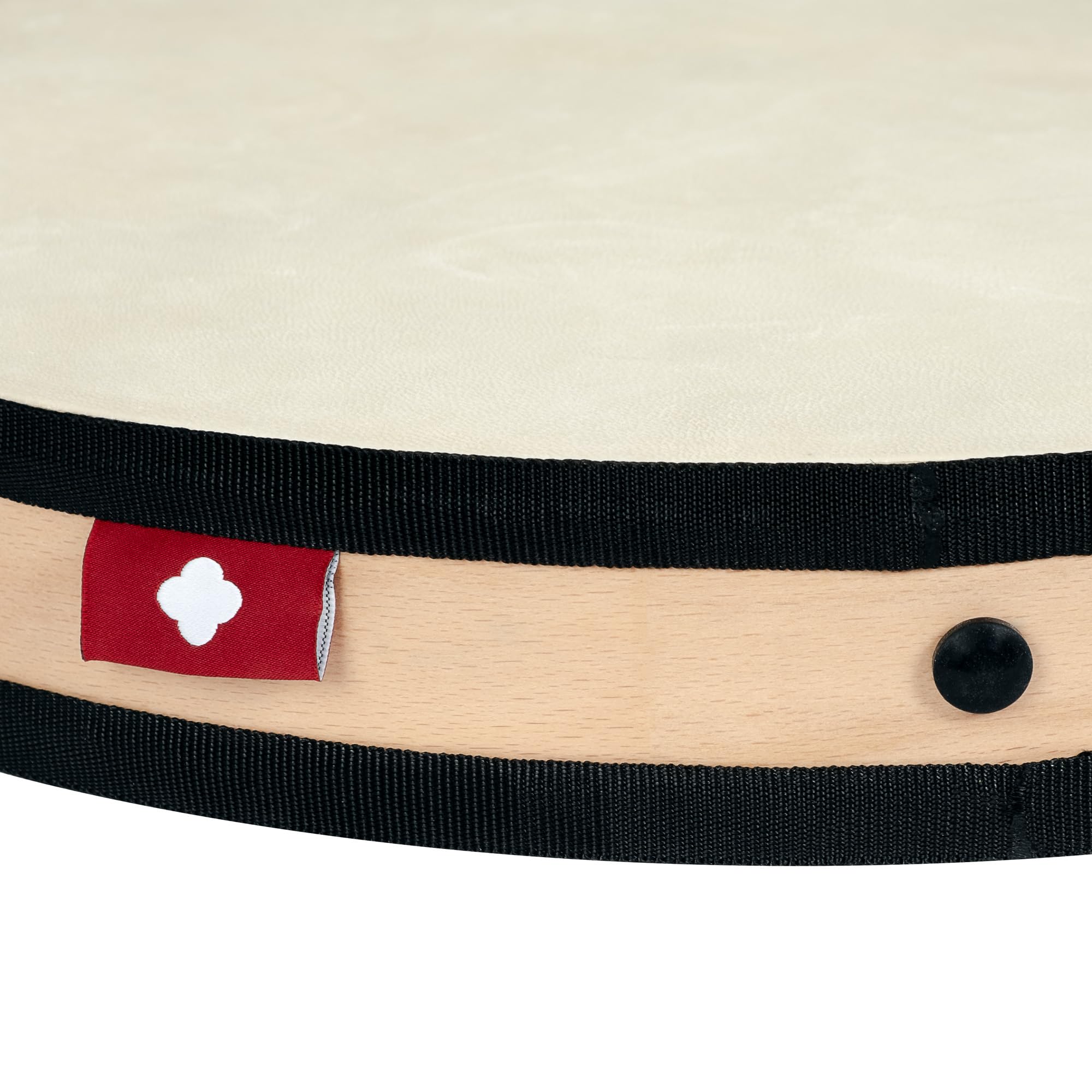 Ocean Drum 50 cm (20"), cornice in legno con pelle naturale