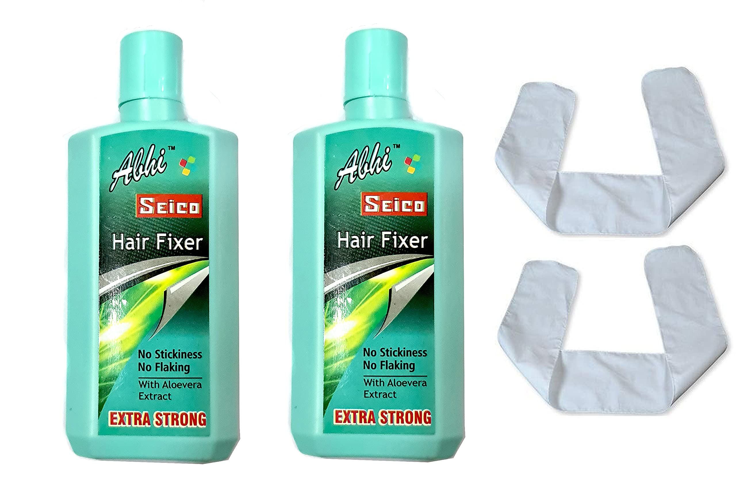 Foreign Holics Abhi Seico Beard Fixer with Thatha, Hair Fixer For Men With Aloevera 100 ML Pack Of 2