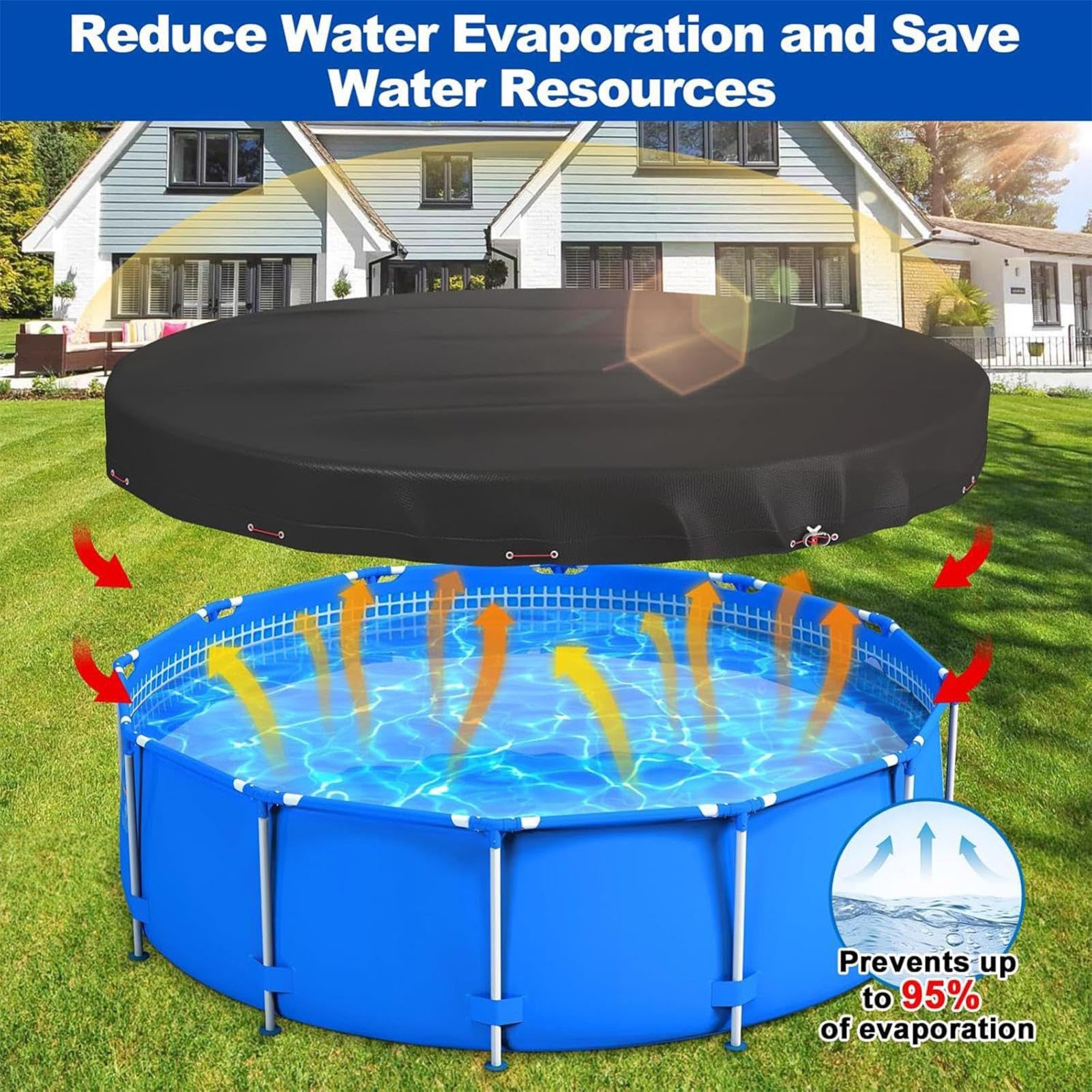 Cubierta de Piscina Protección Impermeable y Antipolvo Resistente a Rayos