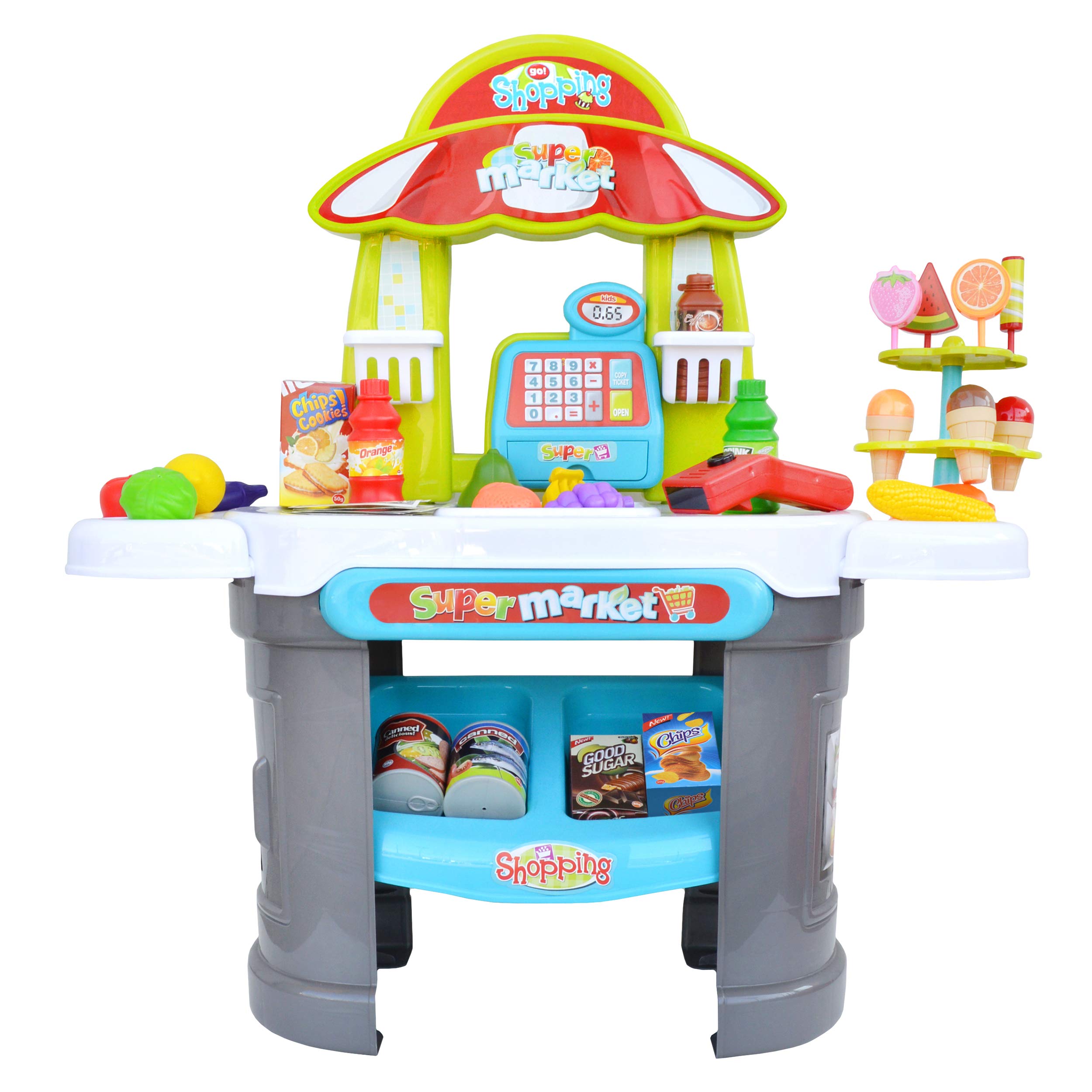 Buy Kids Play Grocery Store Mart Cashier Play Set Supermarket Play