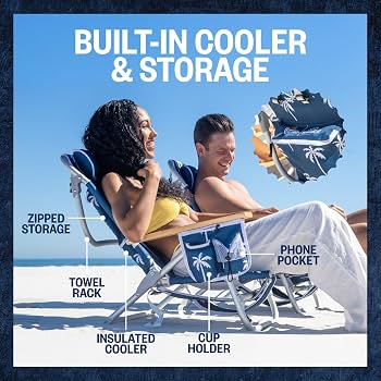 Amazon.com: SUN NINJA Limited Edition Corona Portable Beach Chair