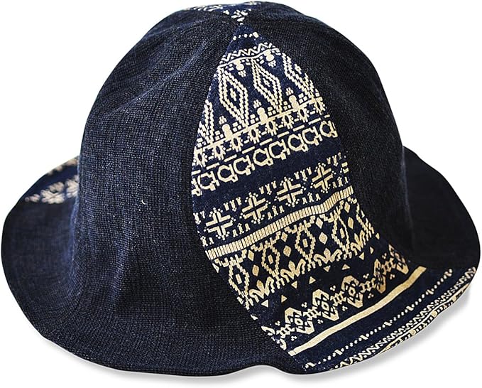 Amazon コットン チューリップハット ハット 帽子 メンズ レディース 春 夏 コットン ネイビー ハット 通販