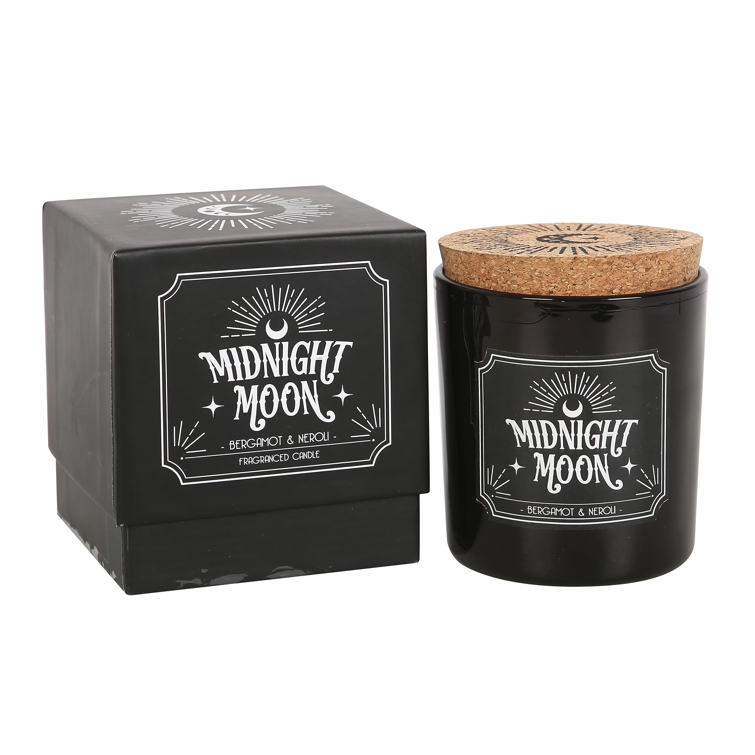Midnight Moon Bergamot & Neroli Candle - Enchanting Aroma | Alluring & Captivating Fragrance | Sensuous & Spellbinding Scent | 21-Hour Burn Time