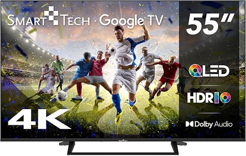 Smart Tech TV QLED 4K UHD 55" (139 cm) 55QG06K Smart TV- 4xHDMI 