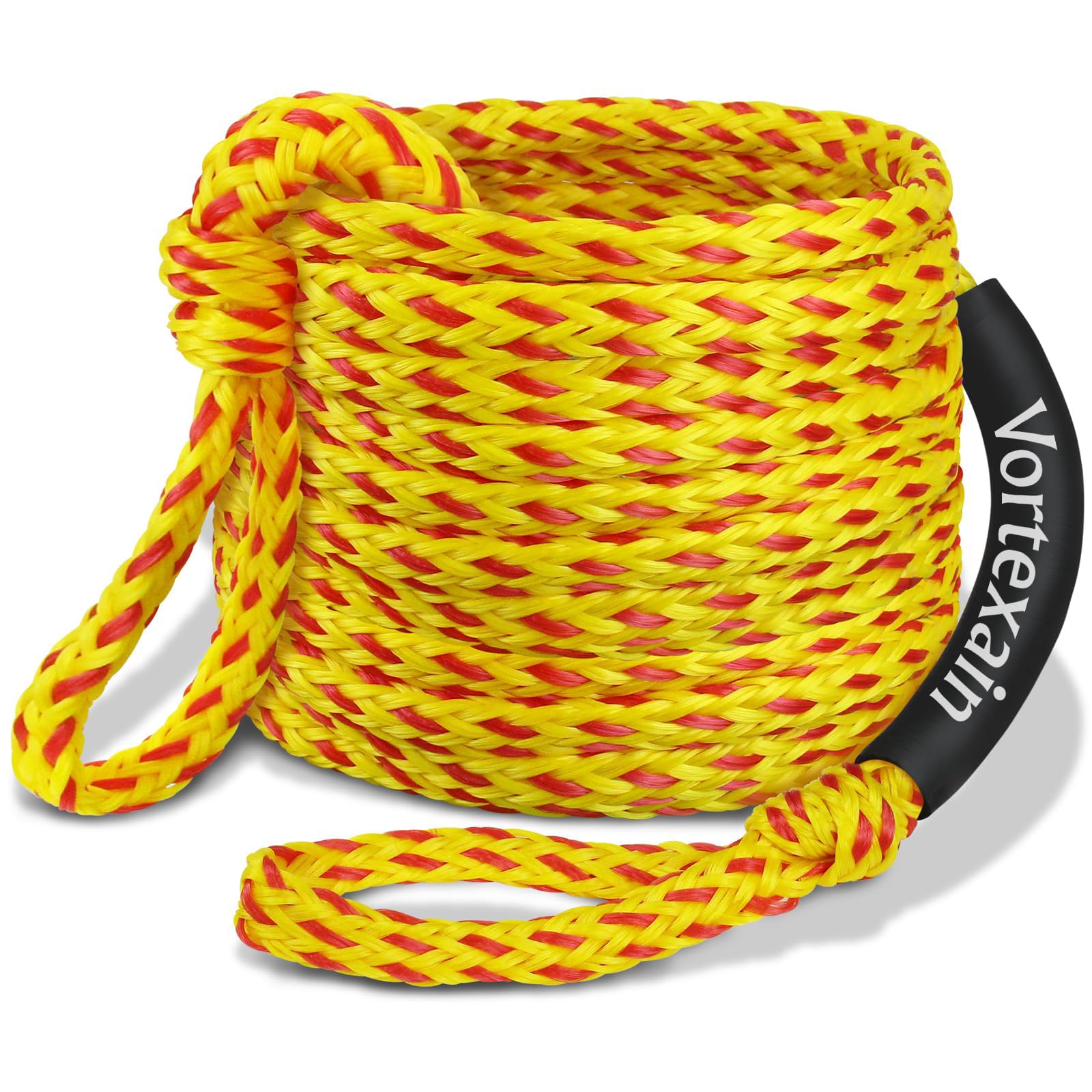 Boat Tow Rope 60ft 1-6 Riders, Floating Ropes for Towable Tubes