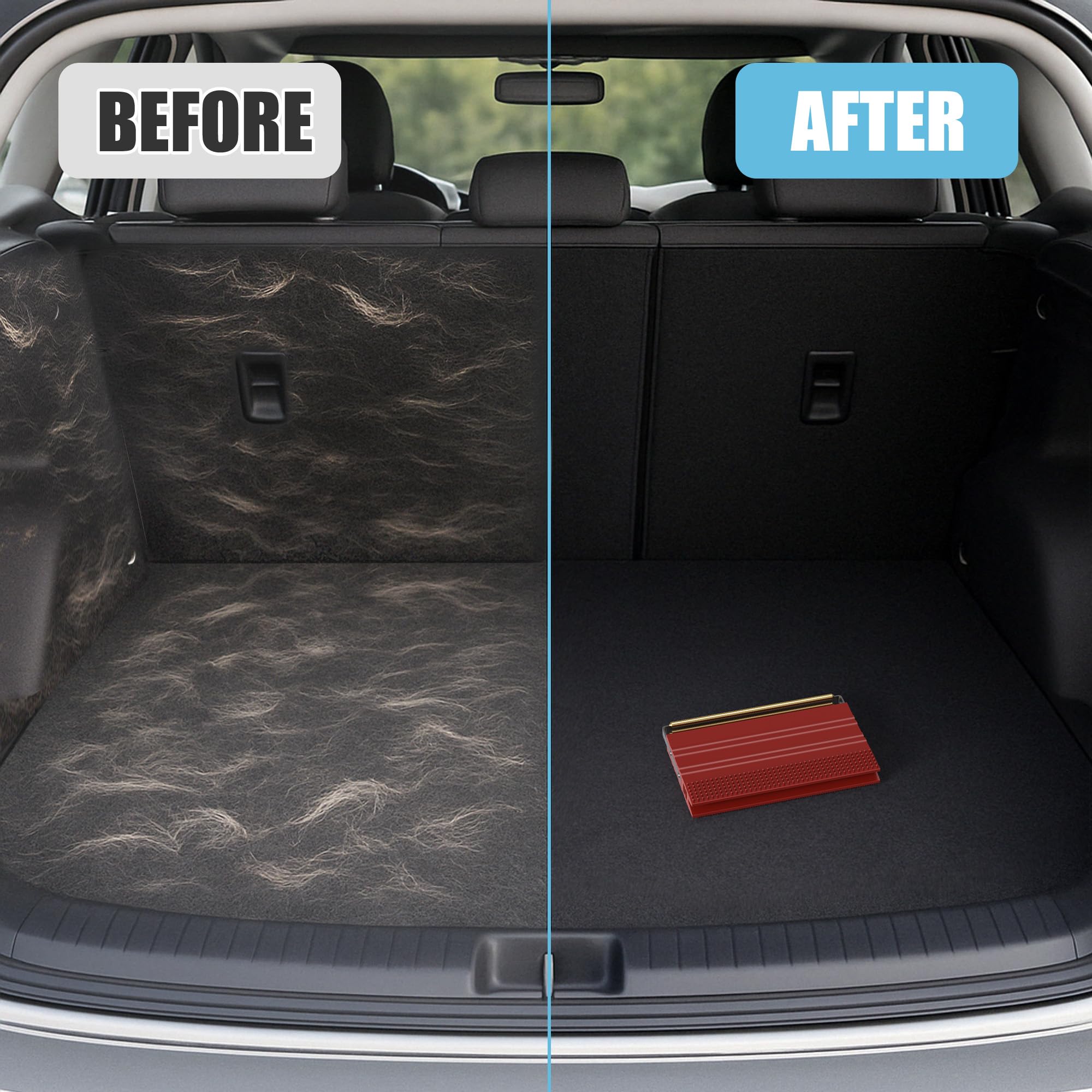 Removedor de pelo de mascotas, removedor de pelo de perro y gato para sofá, ropa, interior del coche y esquinas estrechas para alfombras, interiores de automóviles, sofás, ropa de cama y