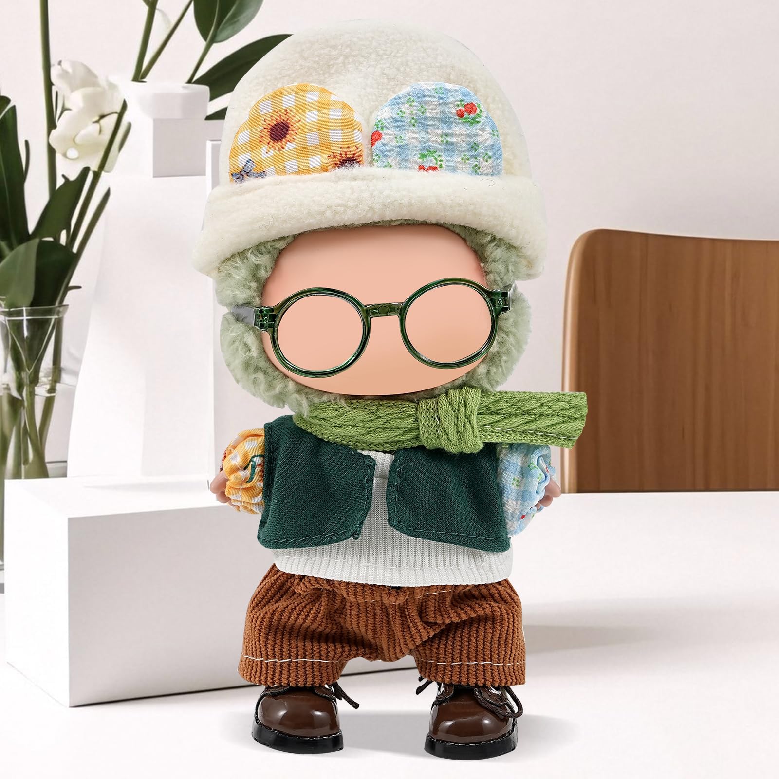 kpop dress to impress 7PCS Dress to Impress Doll, Doll Dress, Doll Clothes Outfit for Dolls,  Fashionable Dolls Clothes Set with Hat Vest Scarf Pants Shoes and Glasses  Perfect for Enthusiasts : Amazon.in: Toys & Games