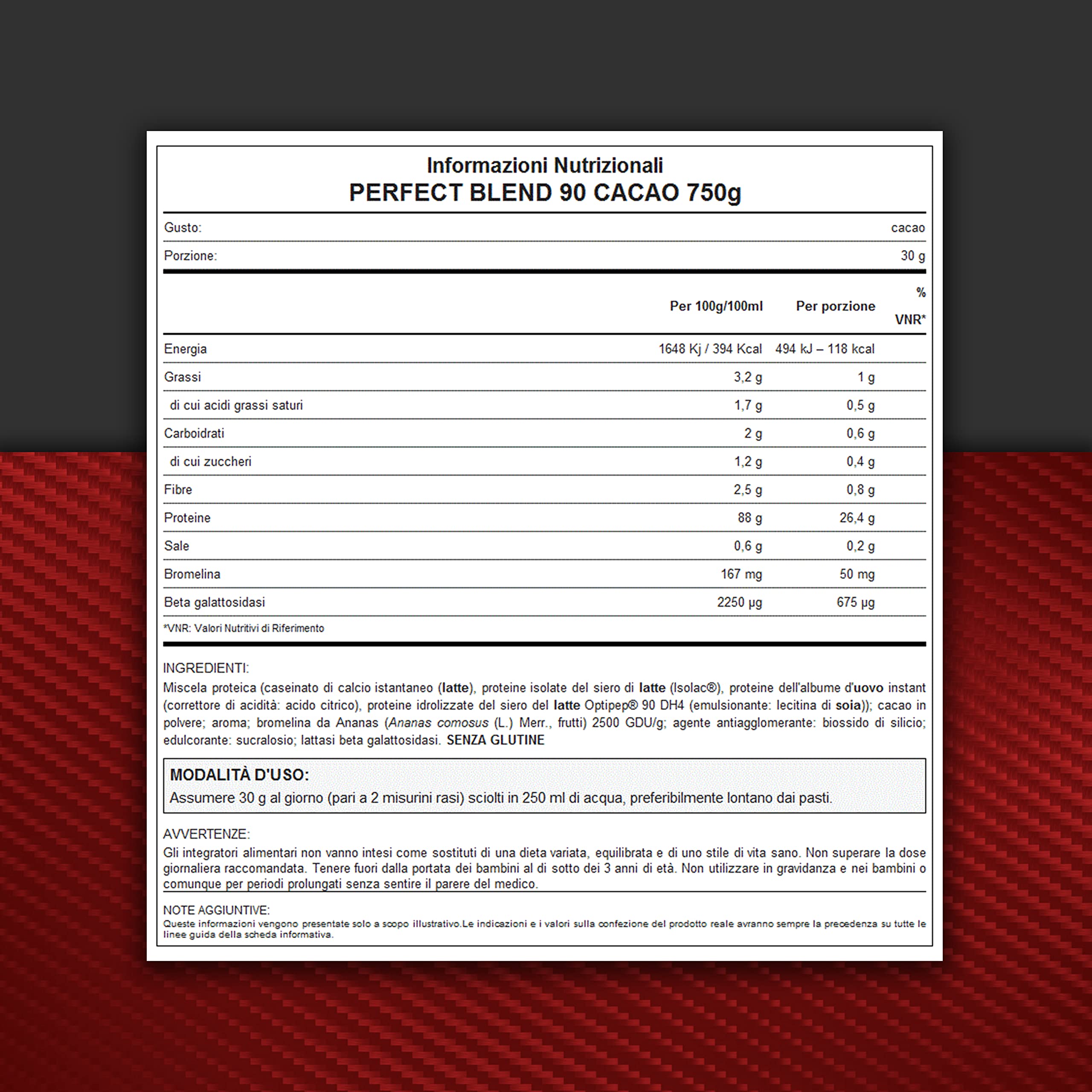 WHY SPORT PERFECT BLEND 90 - Proteine Isolate - Proteine in Polvere con Aminoacidi Essenziali per la Massa Muscolare - Gusto Cacao - 750 gr