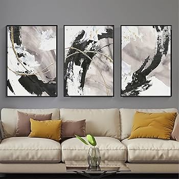 Amazon.co.jp: LUHSICE 3枚 アートパネル 抽象 セット飾り絵 抽象画