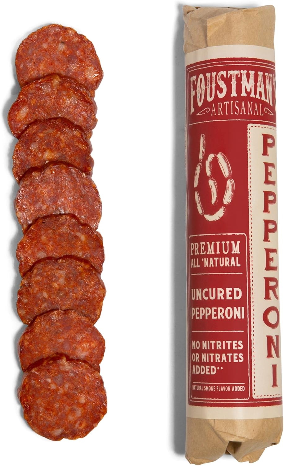 Foustman's Artisanal Pepperoni, NitrateFree, Naturally Cured Amazon