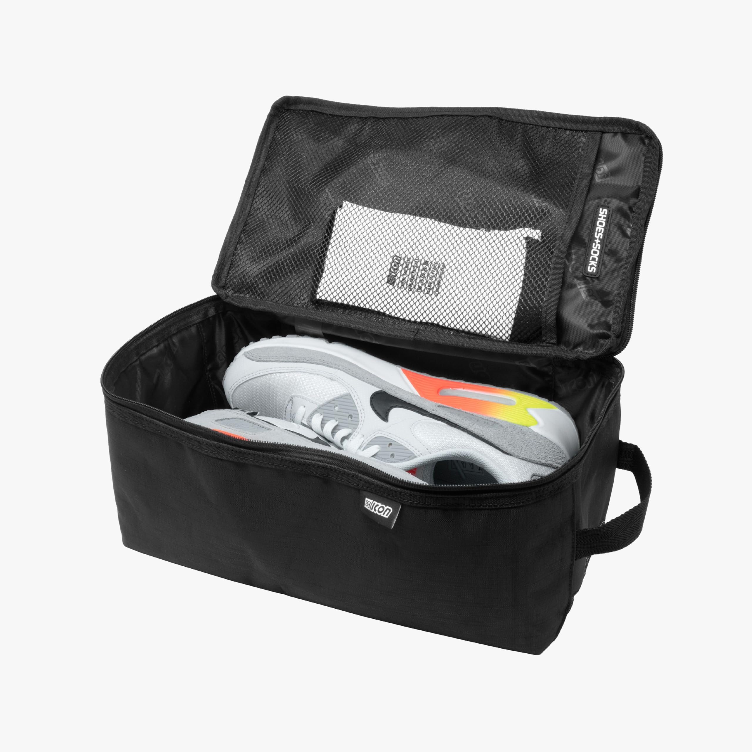 Scicon Borsa per scarpe da ginnastica sportiva (nero), Nero, Borsa per scarpe da ginnastica