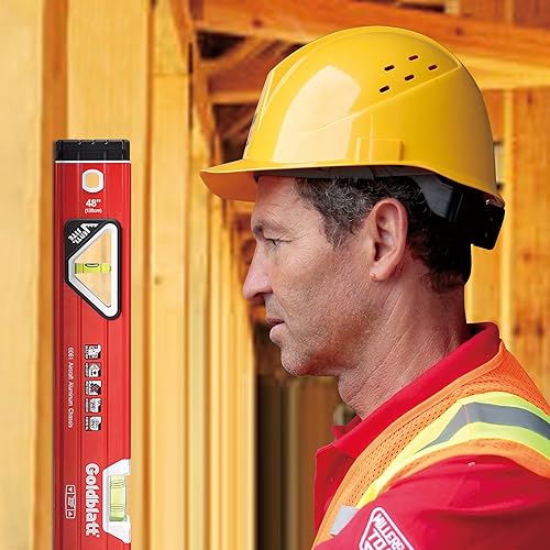 Miniatura 8 de Goldblatt Nivel de burbuja de vista vertical doble de 48 pulg. I-box