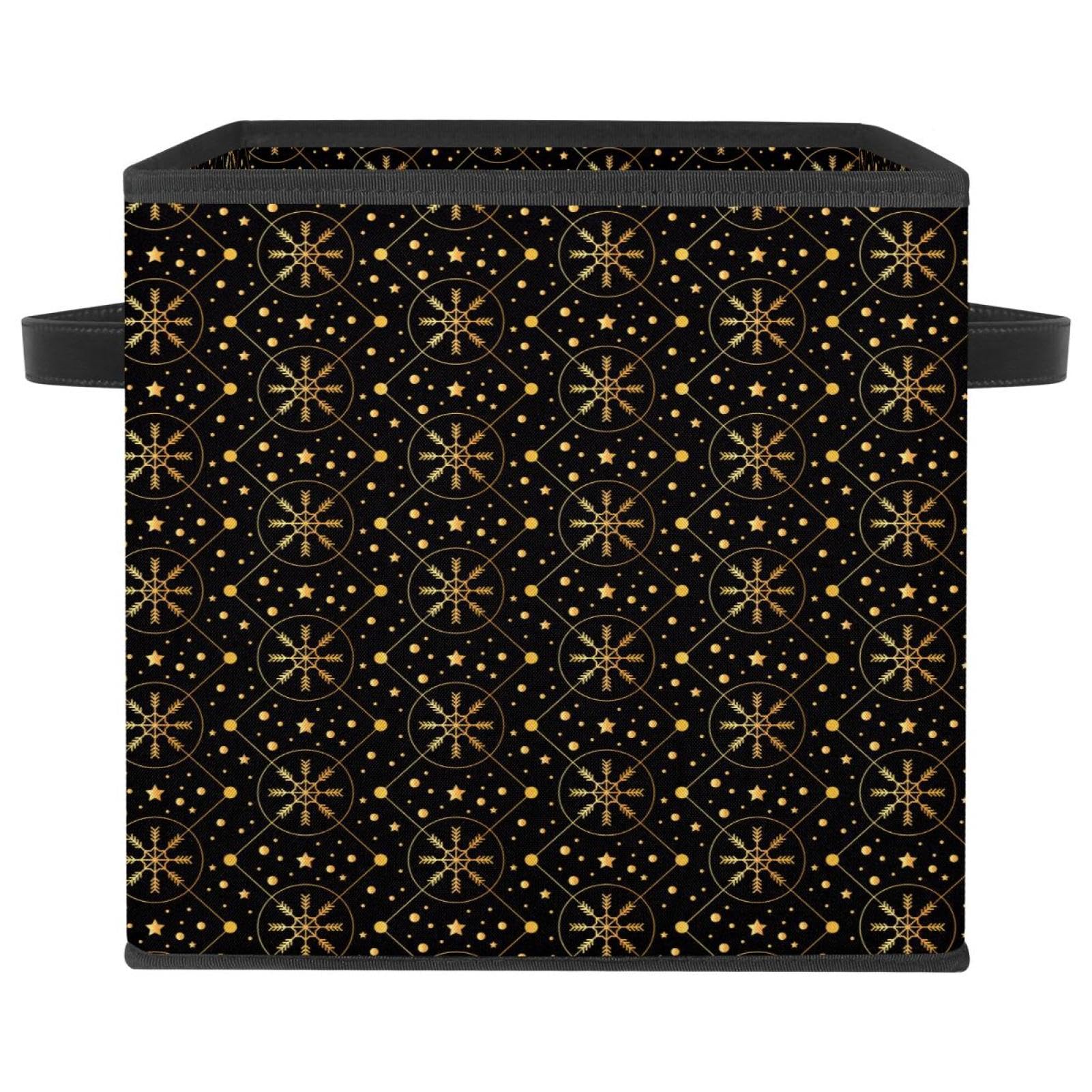 Placard encombré ? Boîte de rangement pliable noire pour vêtements et linge
