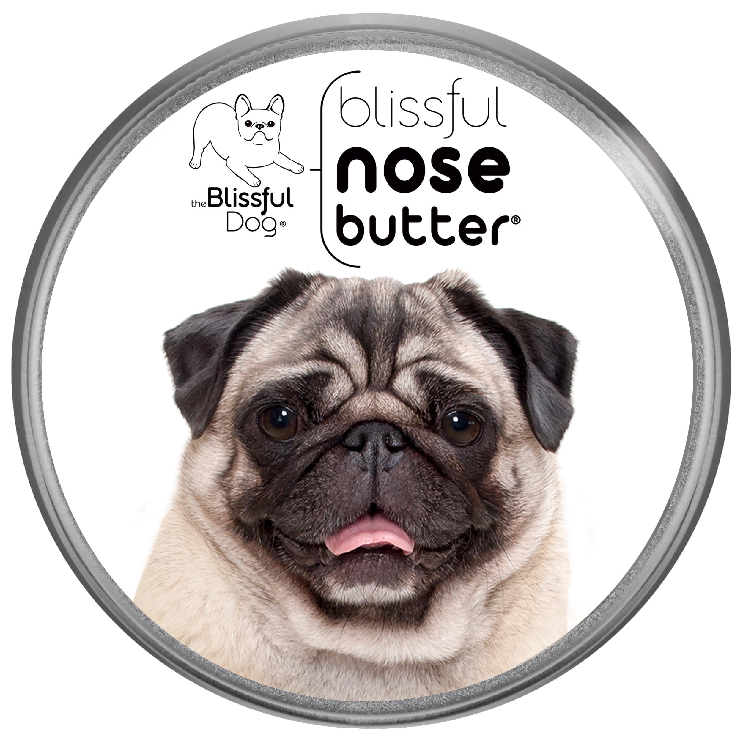 The Blissful Dog Fawn Pug Nose Butter, Versatile Dog Nose Balm for Dry Nose, Handcrafted Nose Moisturizer, Easy-to-Apply Dog Essentials, Unscented, 16 oz.