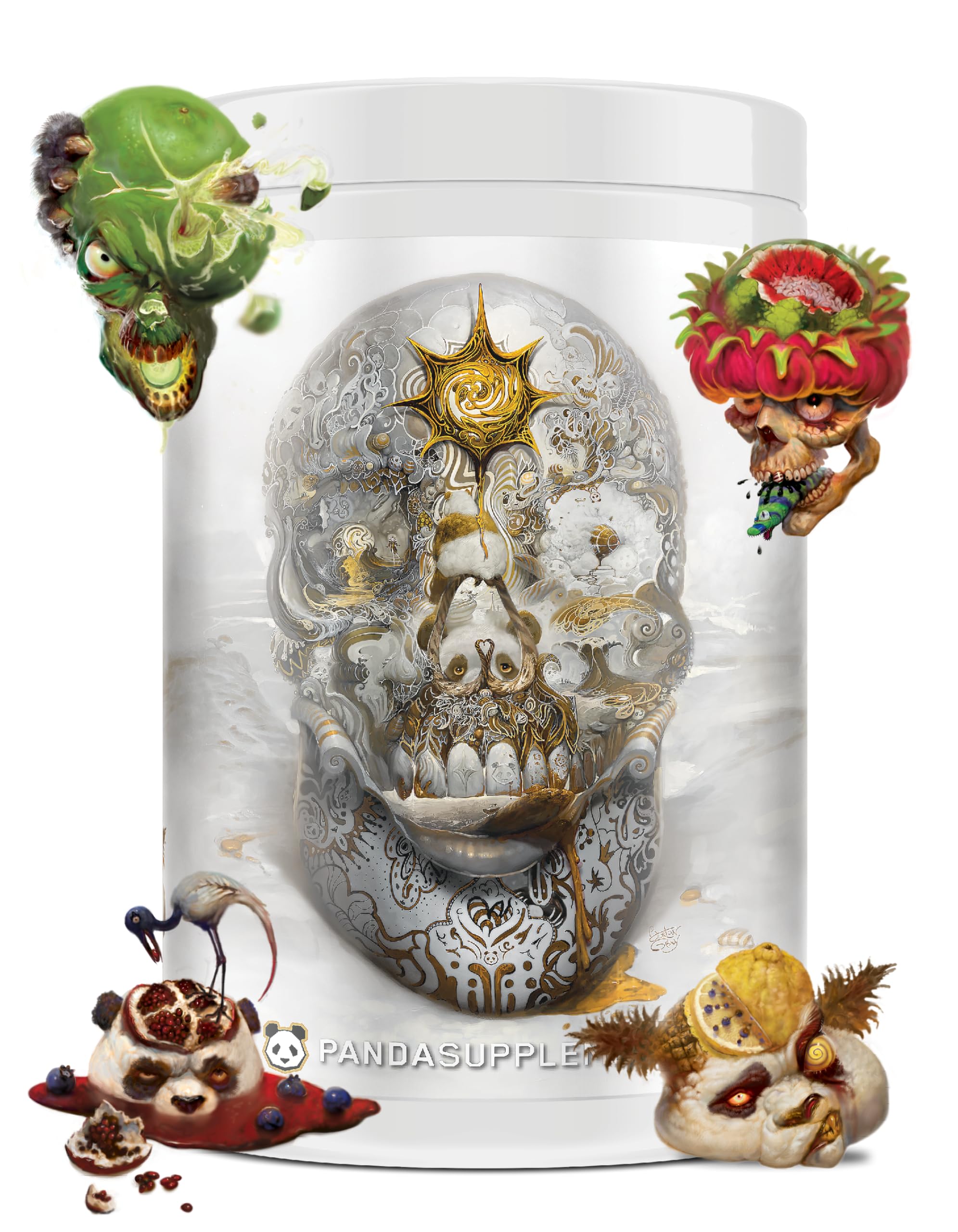 Amazon.com: Underground Bio Labs/Panda Supps Skull:Nootropic Pre